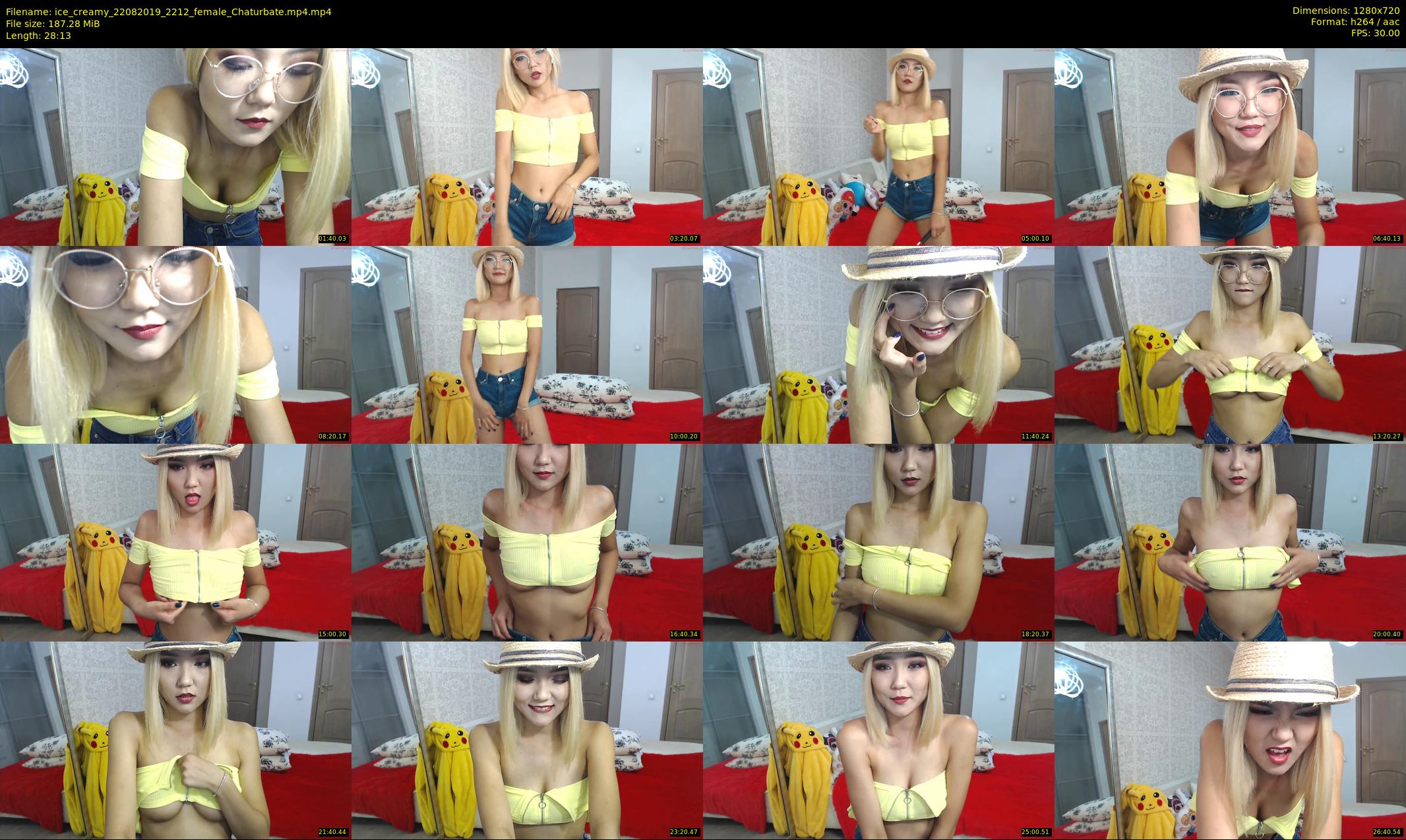 ice_creamy — 29 minute Chaturbate female cam show recording, 720p, Aug 22, 2019
