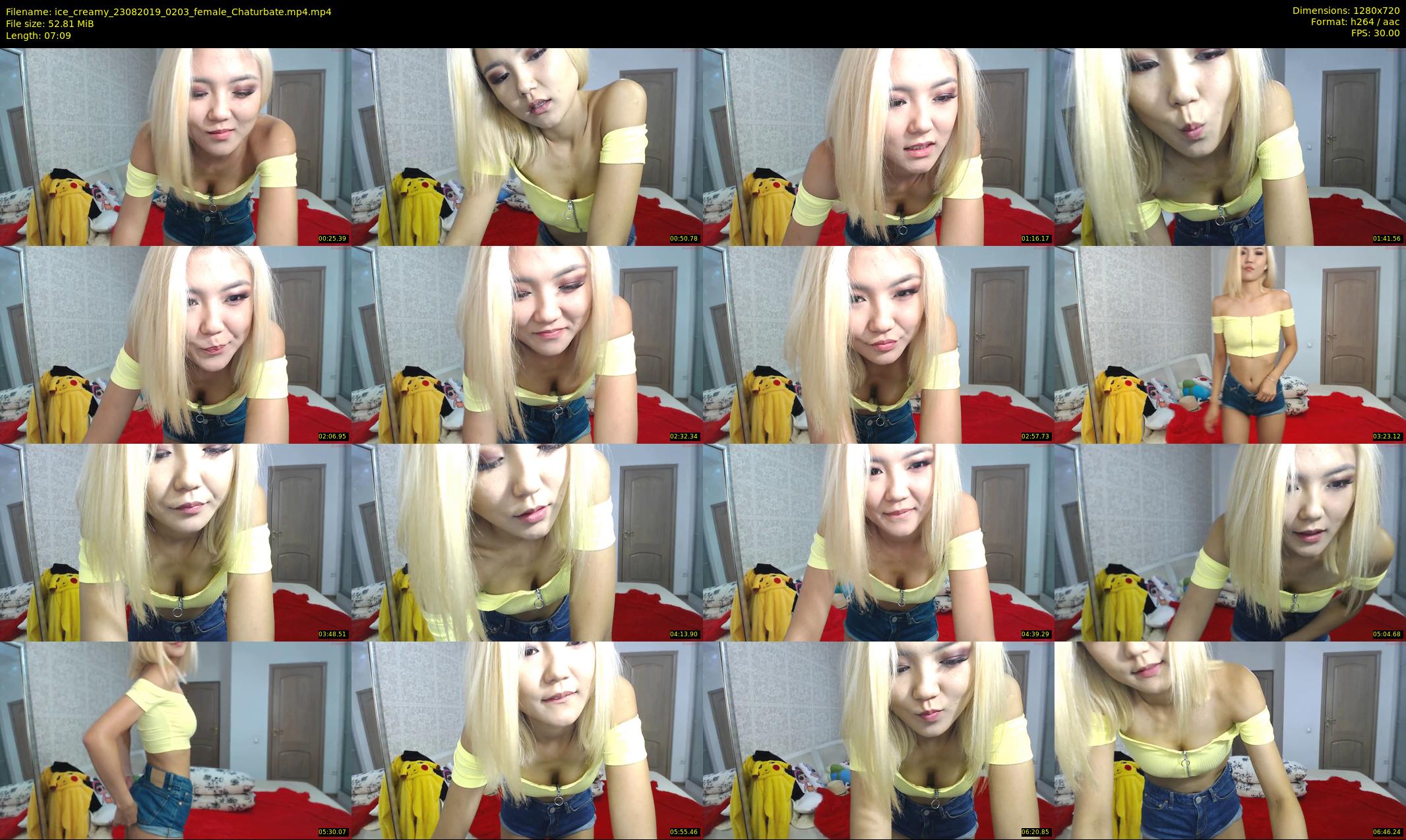 ice_creamy — 8 minute Chaturbate female cam show recording, 720p, Aug 23, 2019