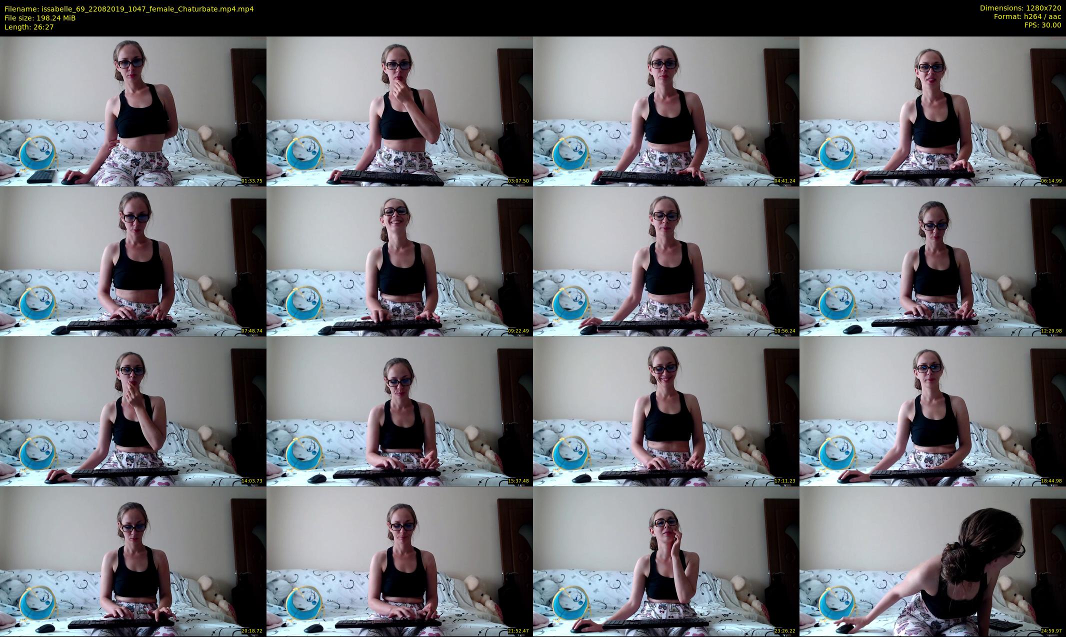 issabelle_69 — 27 minute Chaturbate couple cam show recording, 720p, Aug 22, 2019