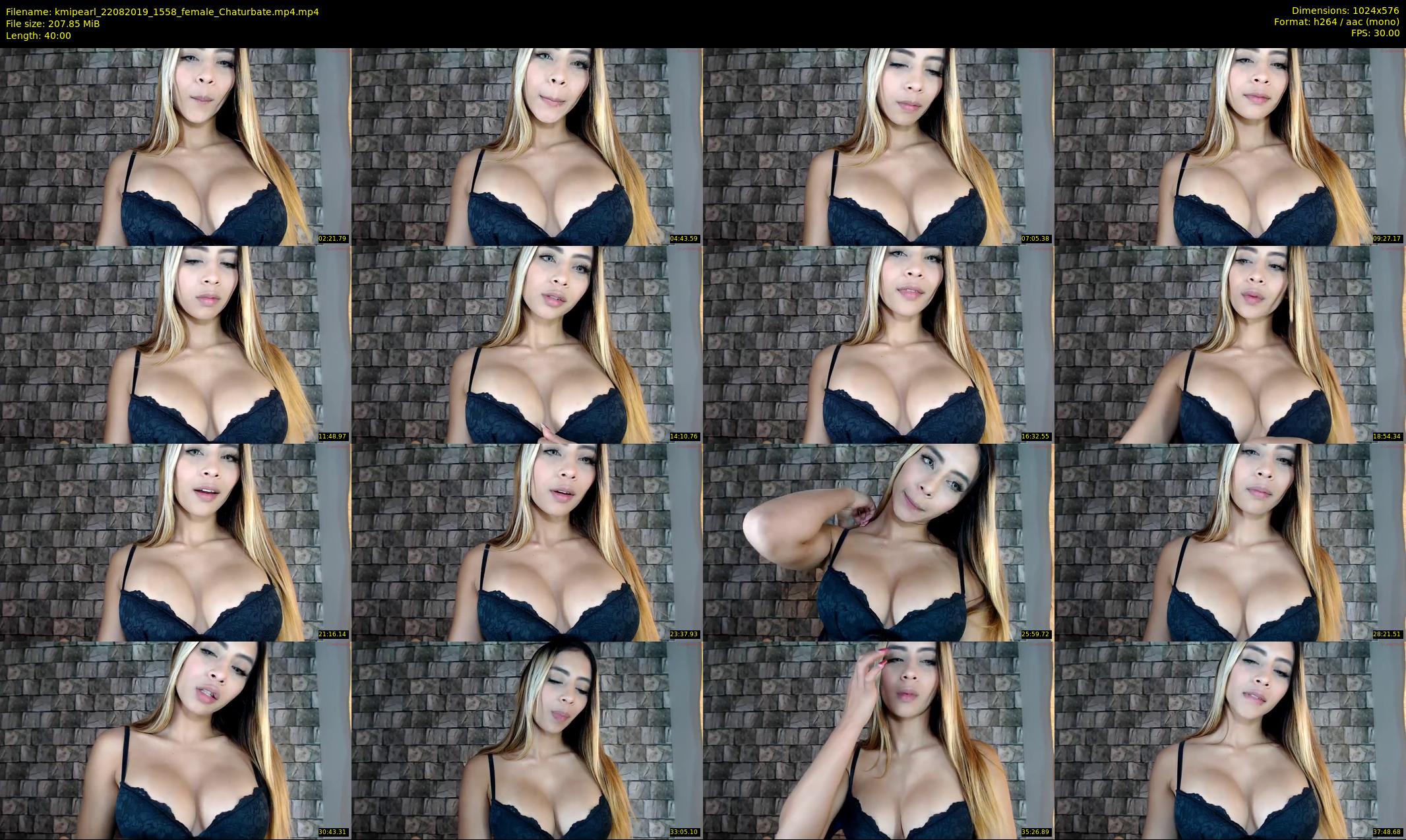 kmipearl — 40 minute Chaturbate female cam show recording, 480p, Aug 22, 2019