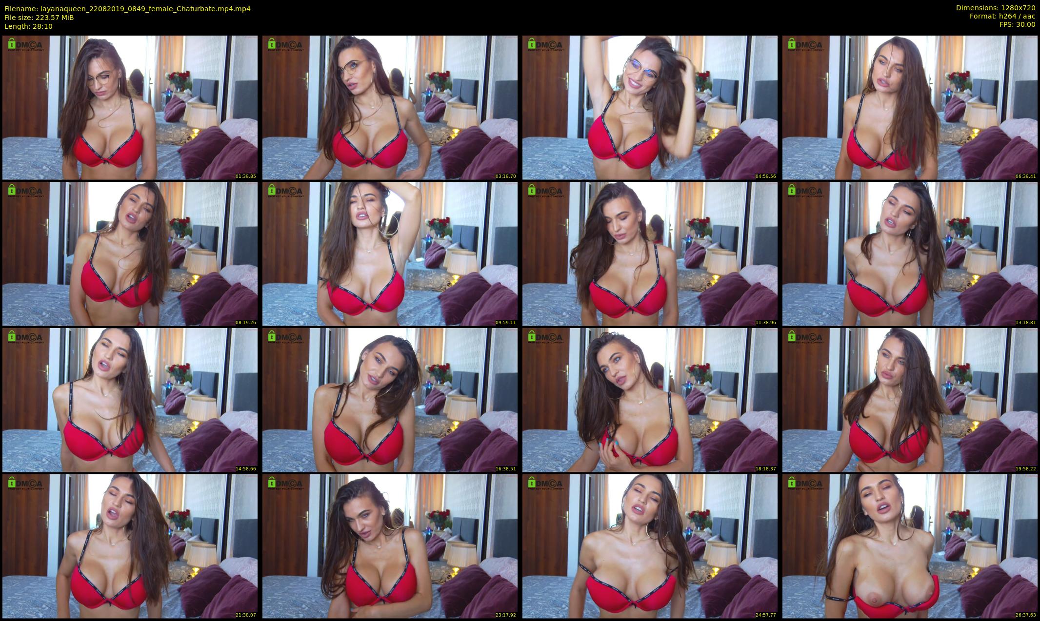 layanaqueen — 29 minute Chaturbate female cam show recording, 720p, Aug 22, 2019
