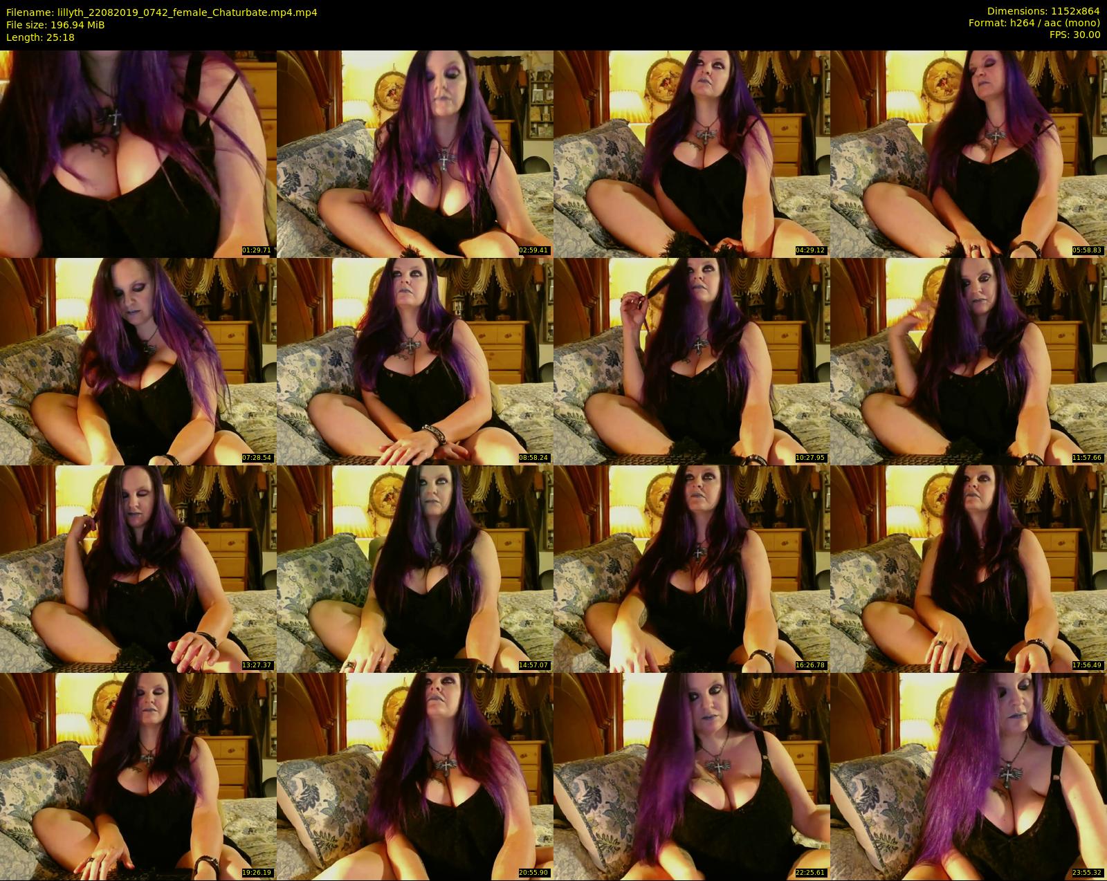 lillyth — 26 minute Chaturbate female cam show recording, 720p, Aug 22, 2019