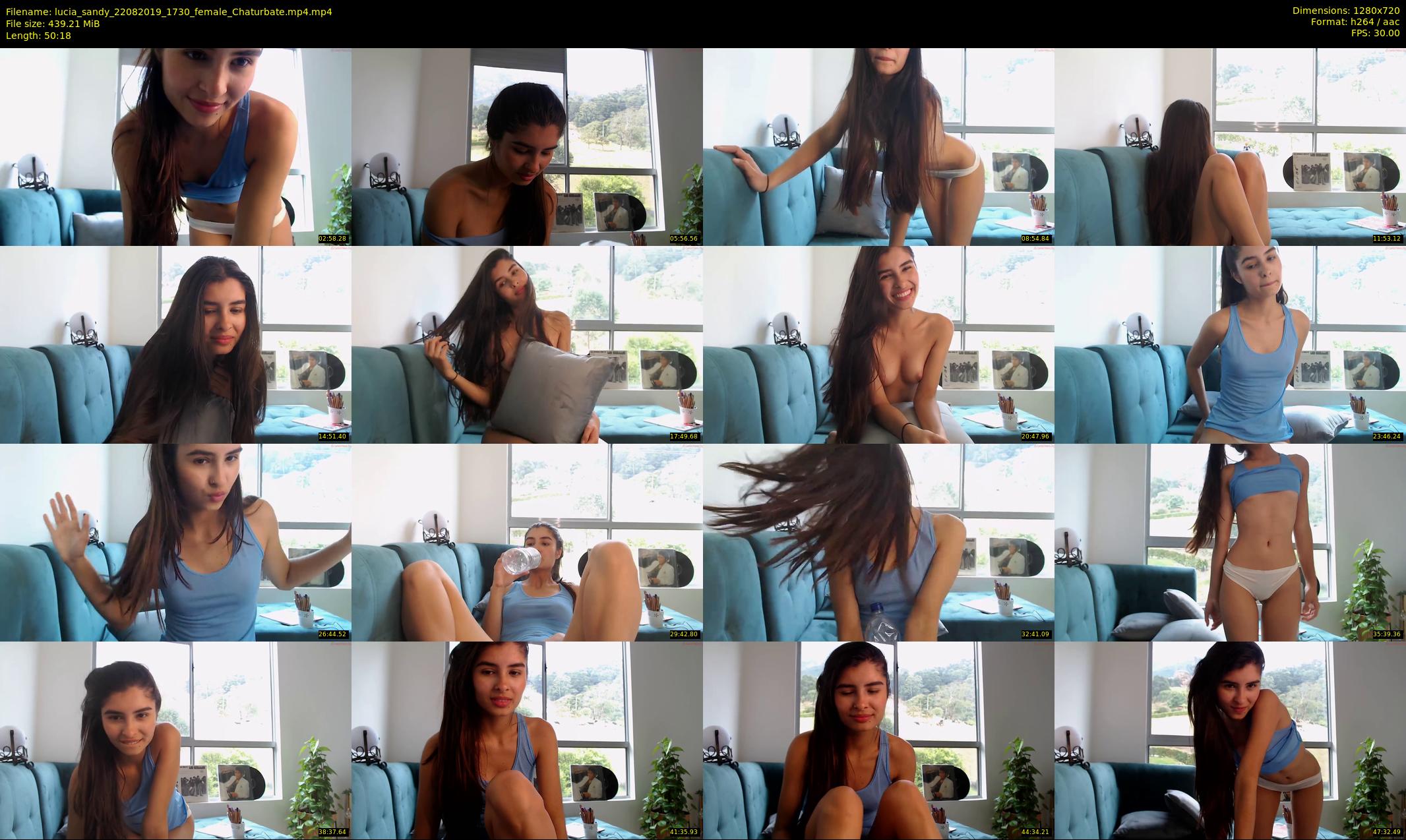 lucia_sandy — 51 minute Chaturbate female cam show recording, 720p, Aug 22, 2019