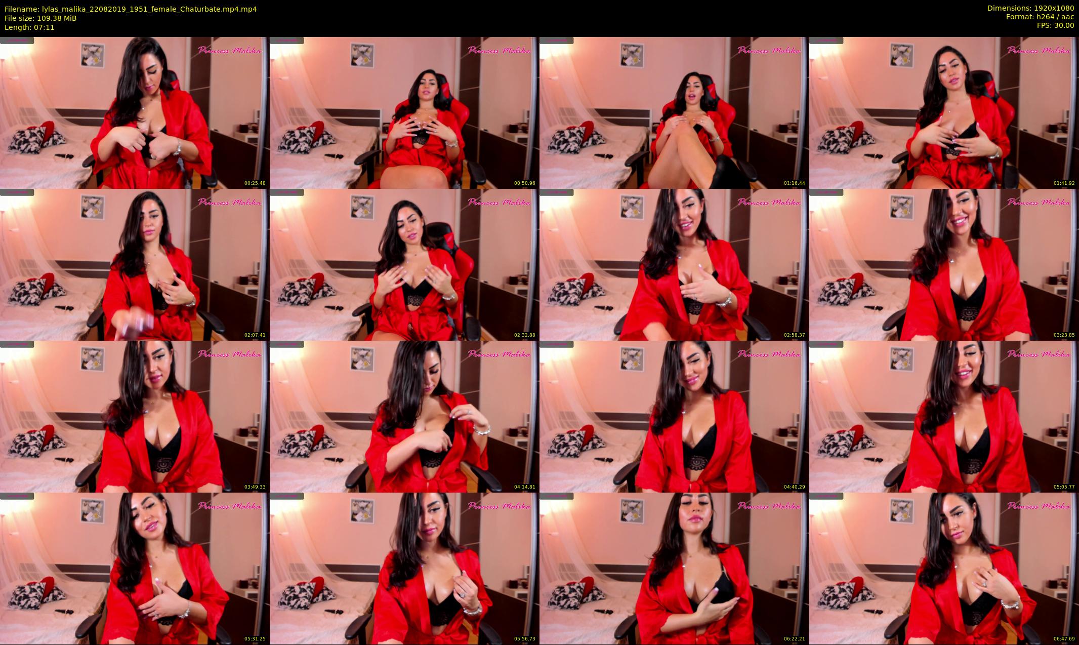 lylas_malika — 8 minute Chaturbate female cam show recording, 1080p, Aug 22, 2019