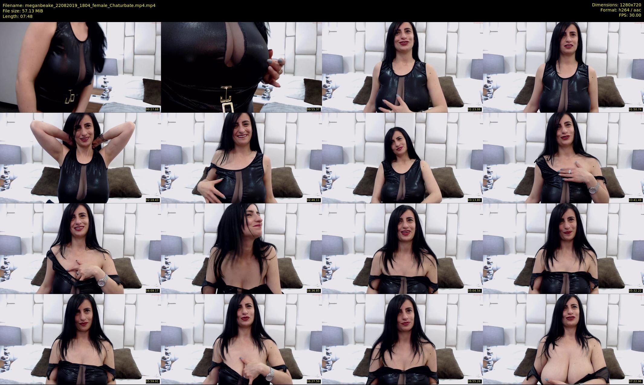 meganbeake — 8 minute Chaturbate female cam show recording, 720p, Aug 22, 2019