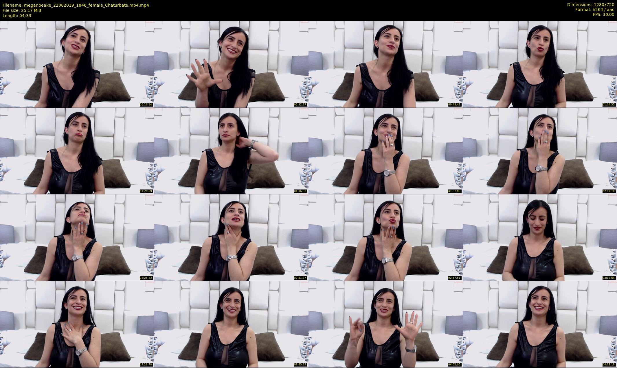 meganbeake — 5 minute Chaturbate female cam show recording, 720p, Aug 22, 2019