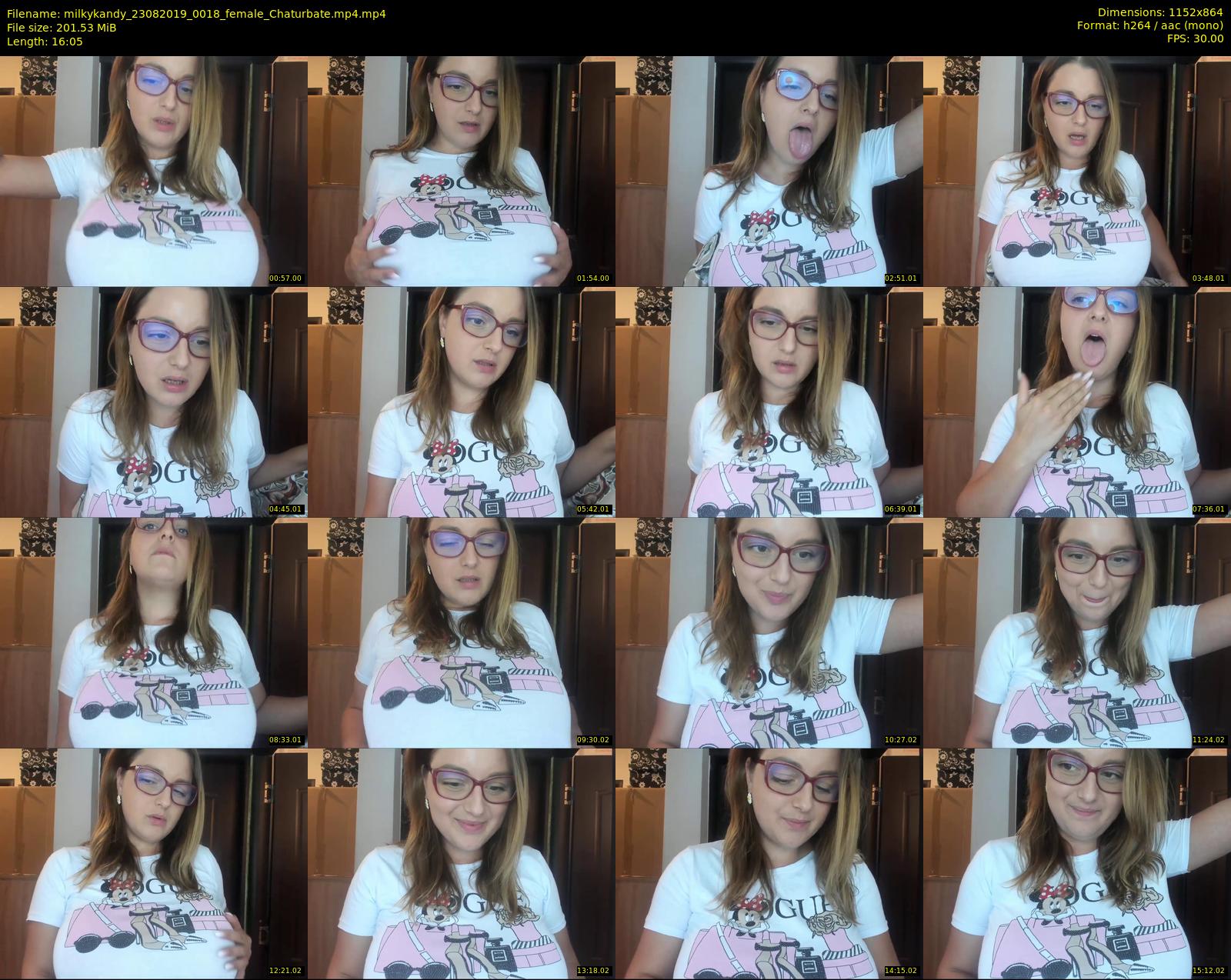 milkykandy — 17 minute Chaturbate female cam show recording, 720p, Aug 23, 2019