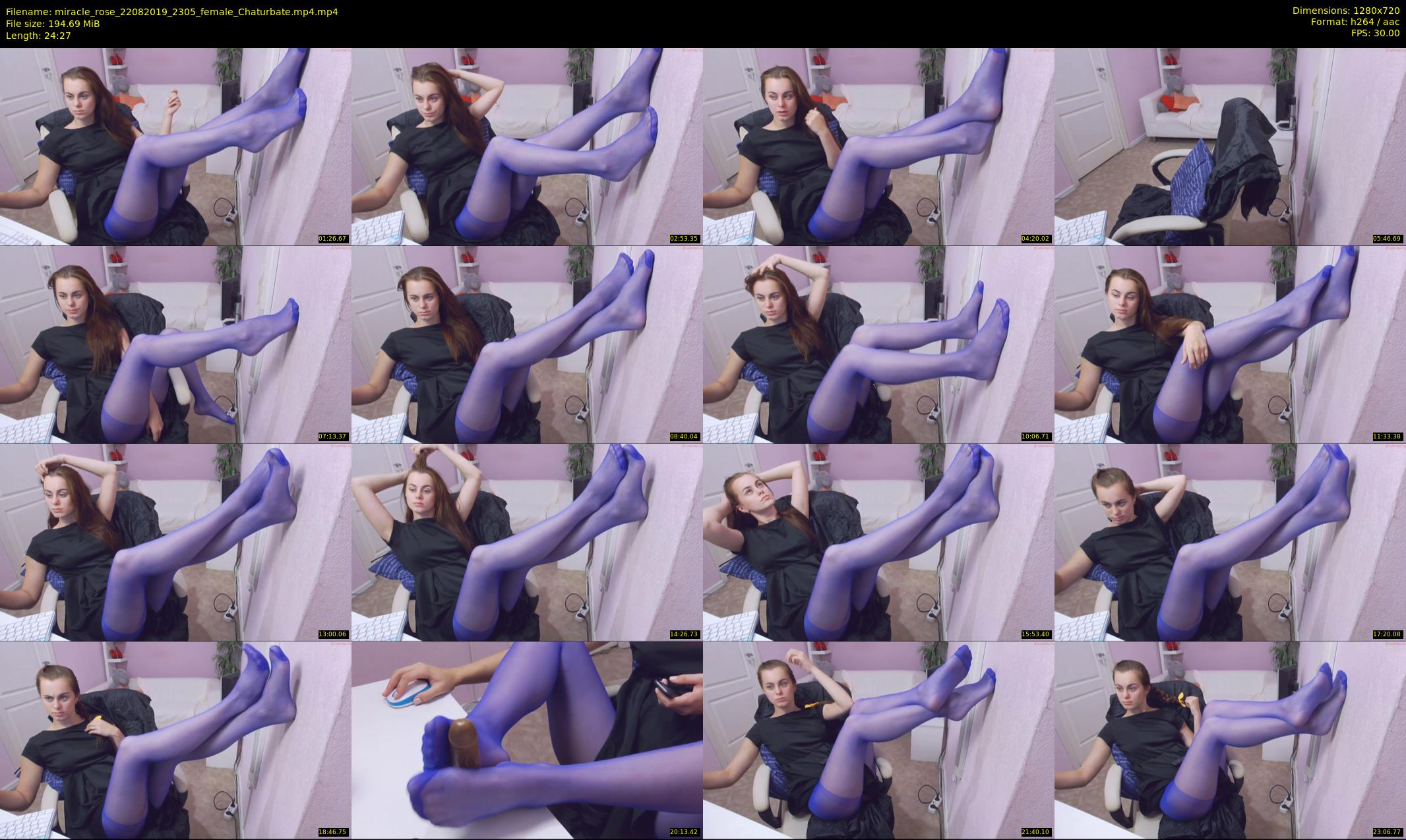 miracle_rose — 25 minute Chaturbate female cam show recording, 720p, Aug 22, 2019