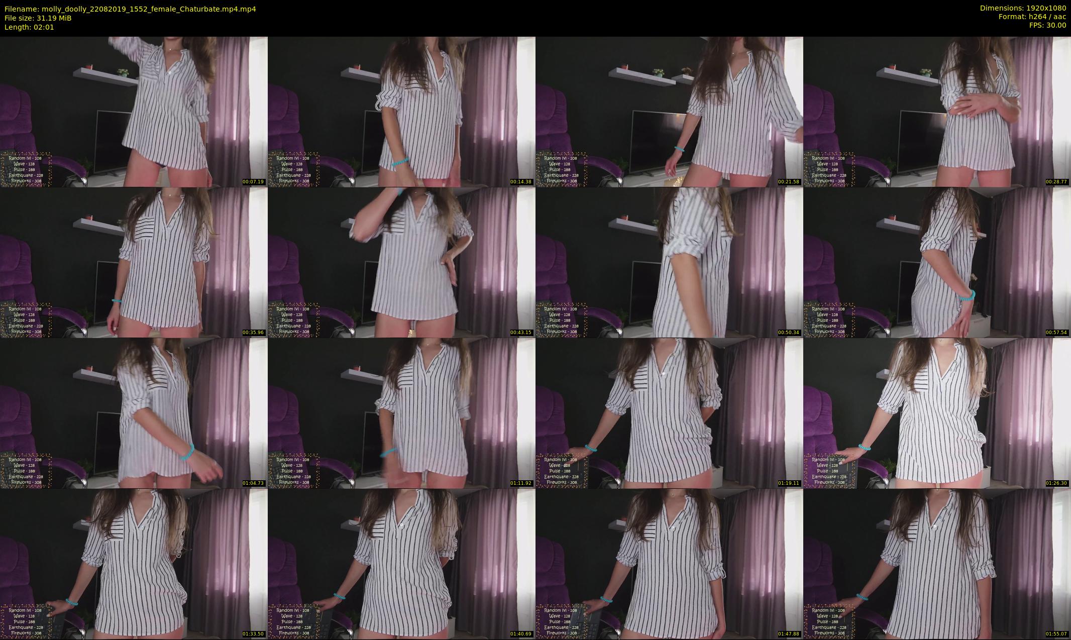 molly_doolly — 3 minute Chaturbate female cam show recording, 1080p, Aug 22, 2019