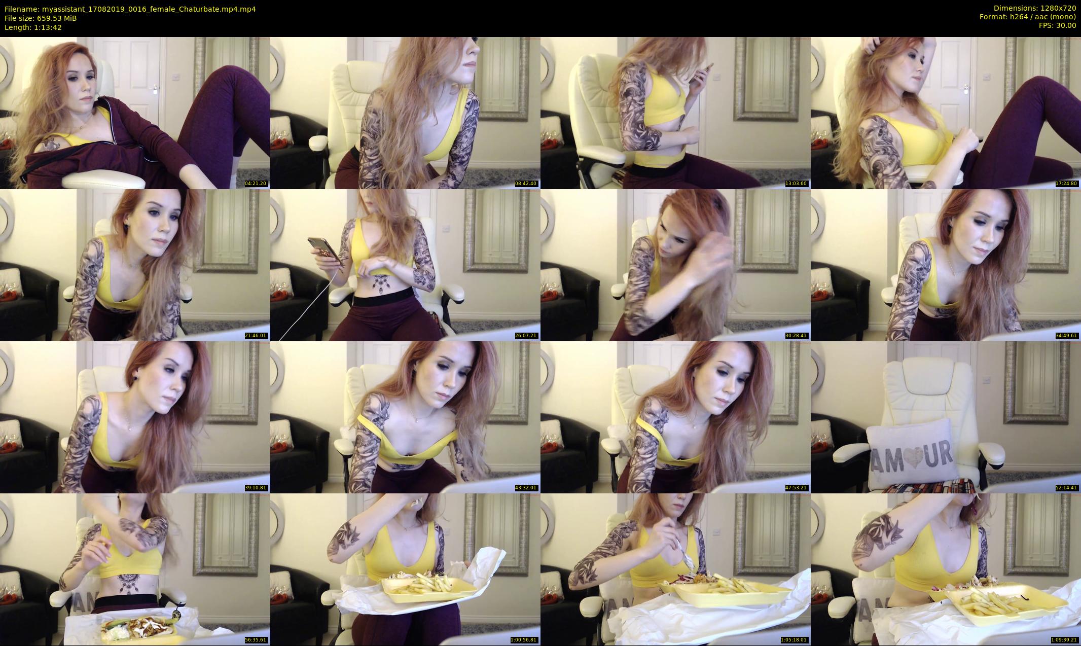 myassistant — 74 minute Chaturbate female cam show recording, 720p, Aug 17, 2019