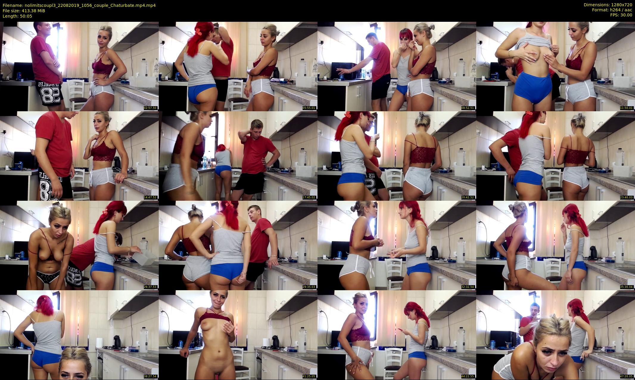nolimitscoupl3 — 51 minute Chaturbate couple cam show recording, 720p, Aug 22, 2019