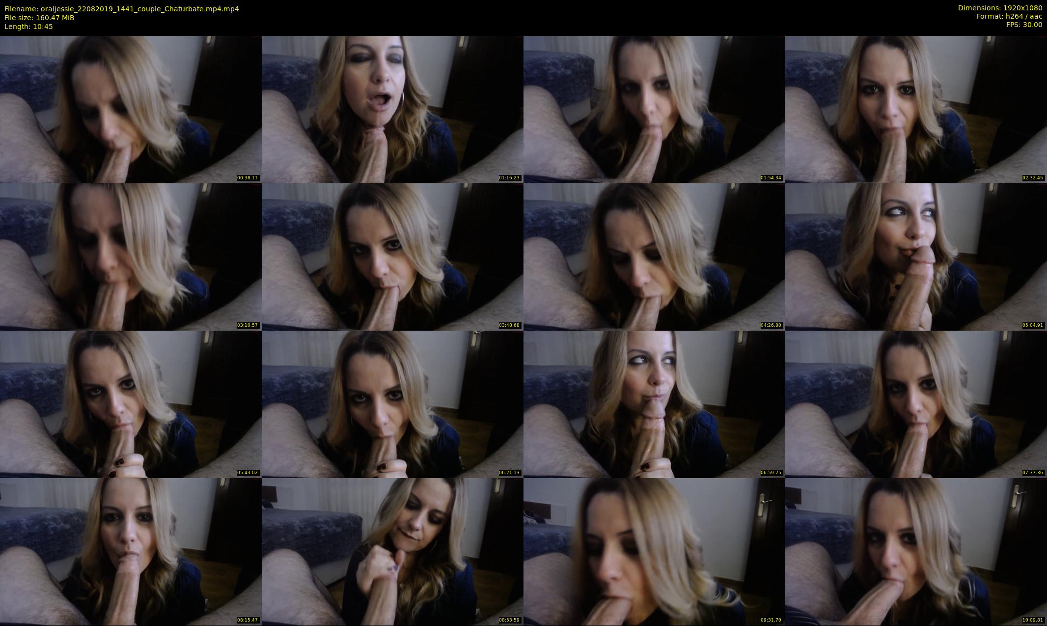 oraljessie — 11 minute Chaturbate couple cam show recording, 1080p, Aug 22, 2019