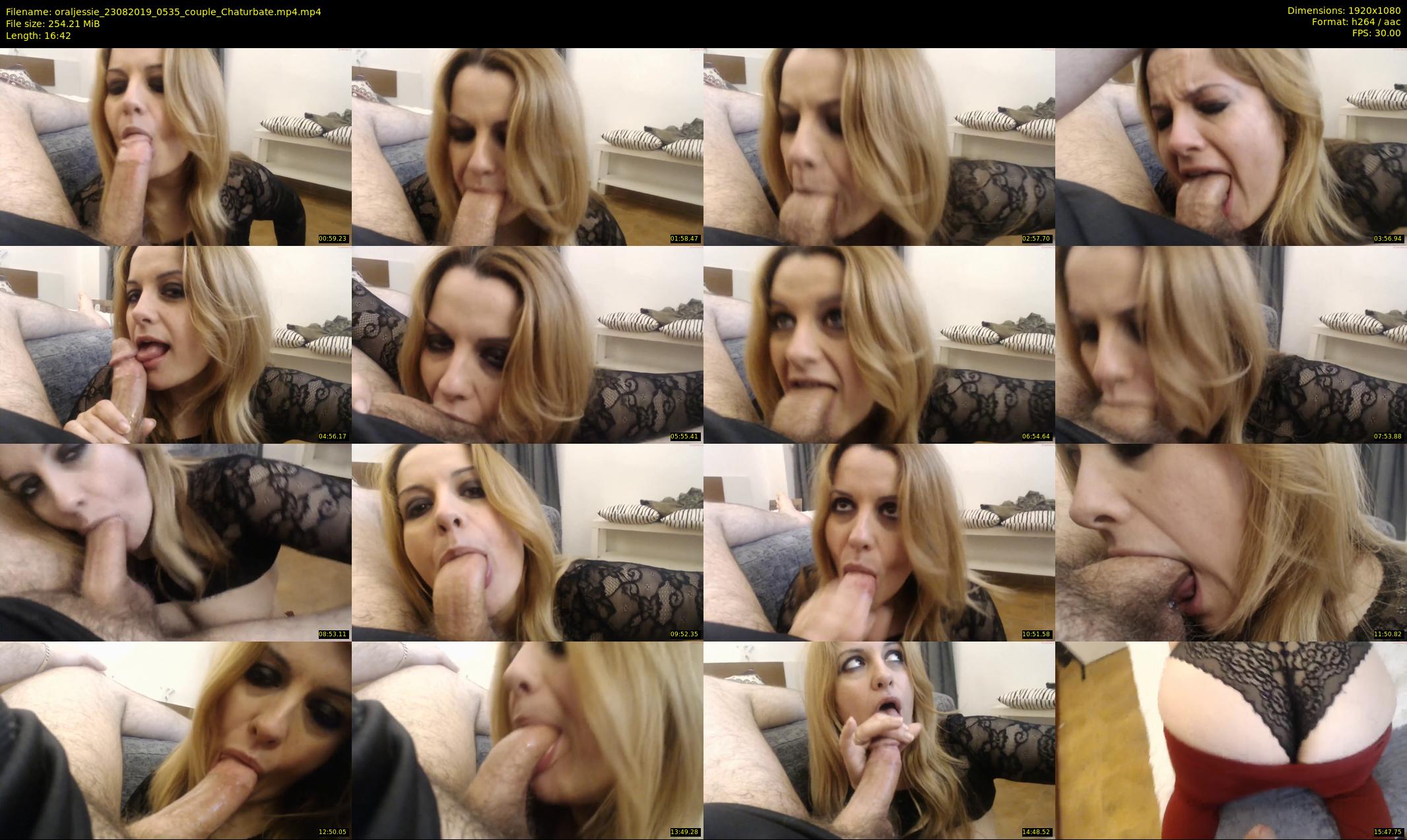 oraljessie — 17 minute Chaturbate couple cam show recording, 1080p, Aug 23, 2019