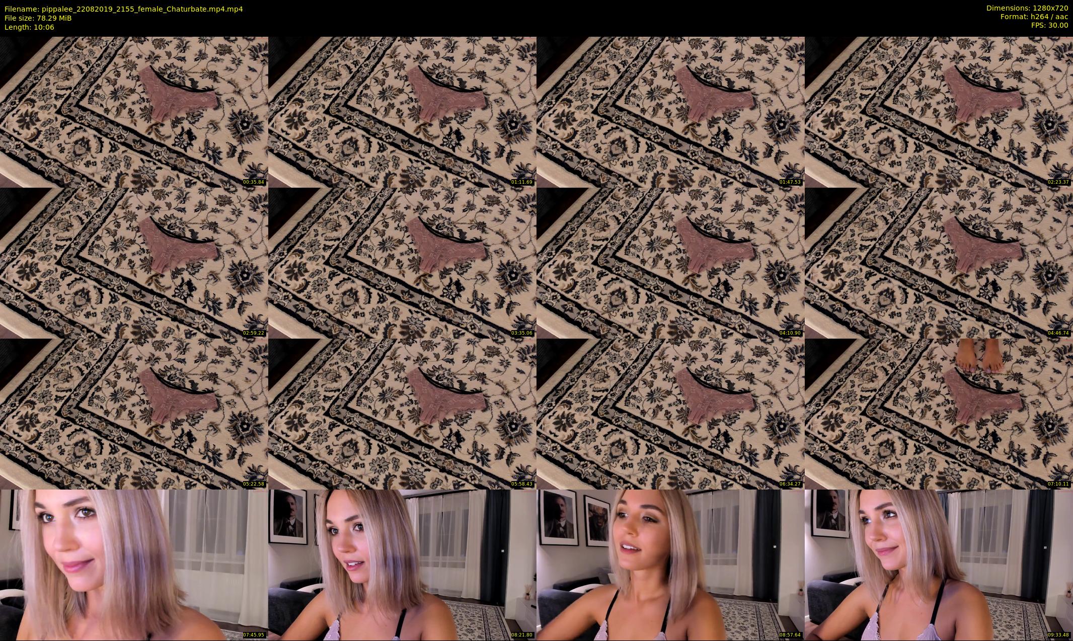 pippalee — 11 minute Chaturbate female cam show recording, 720p, Aug 22, 2019