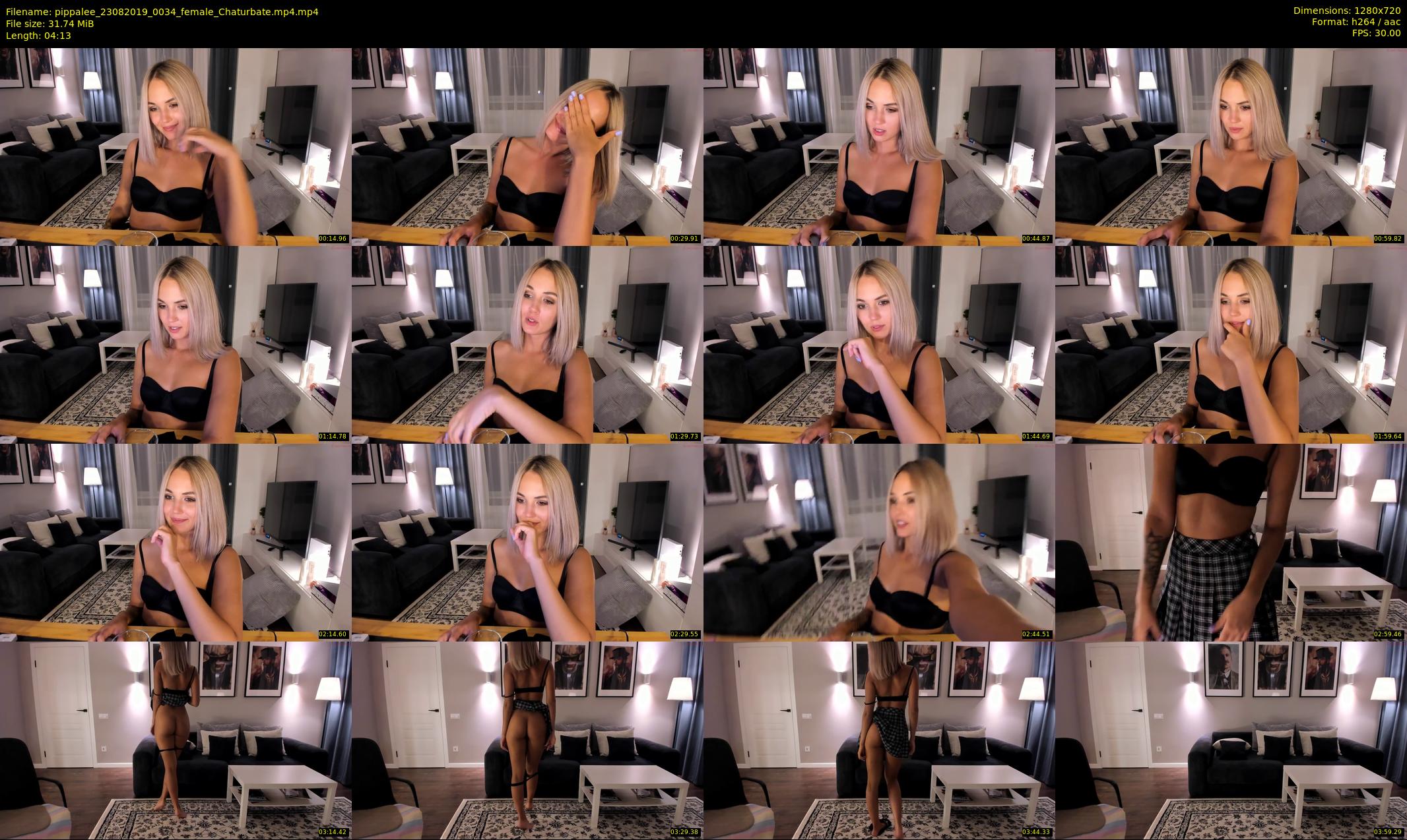 pippalee — 5 minute Chaturbate female cam show recording, 720p, Aug 23, 2019