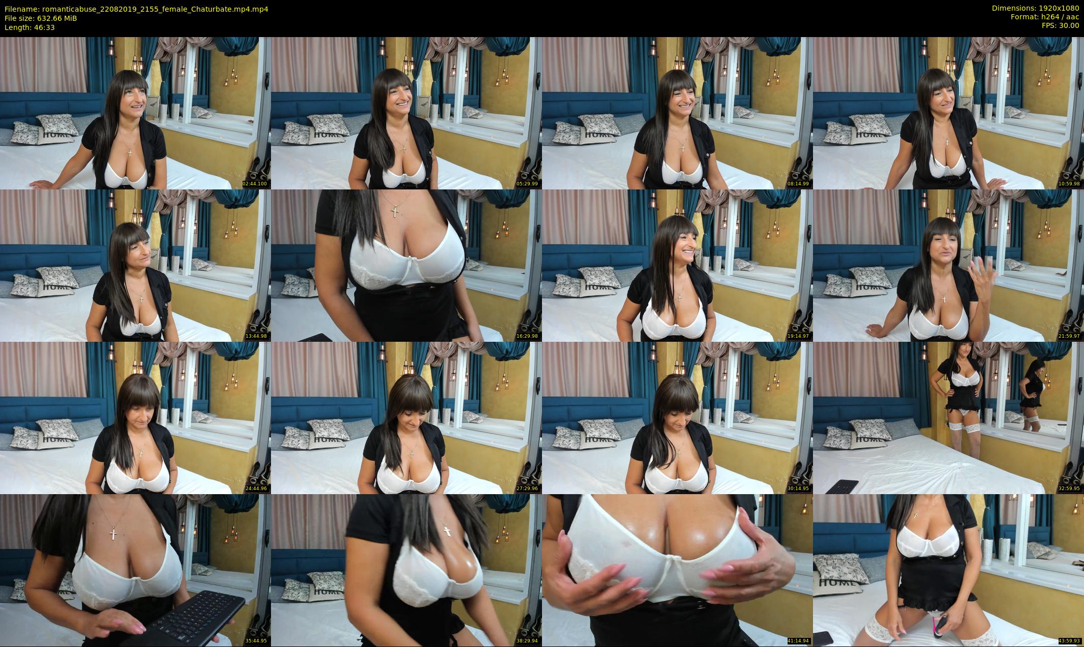 romanticabuse — 47 minute Chaturbate female cam show recording, 1080p, Aug 22, 2019