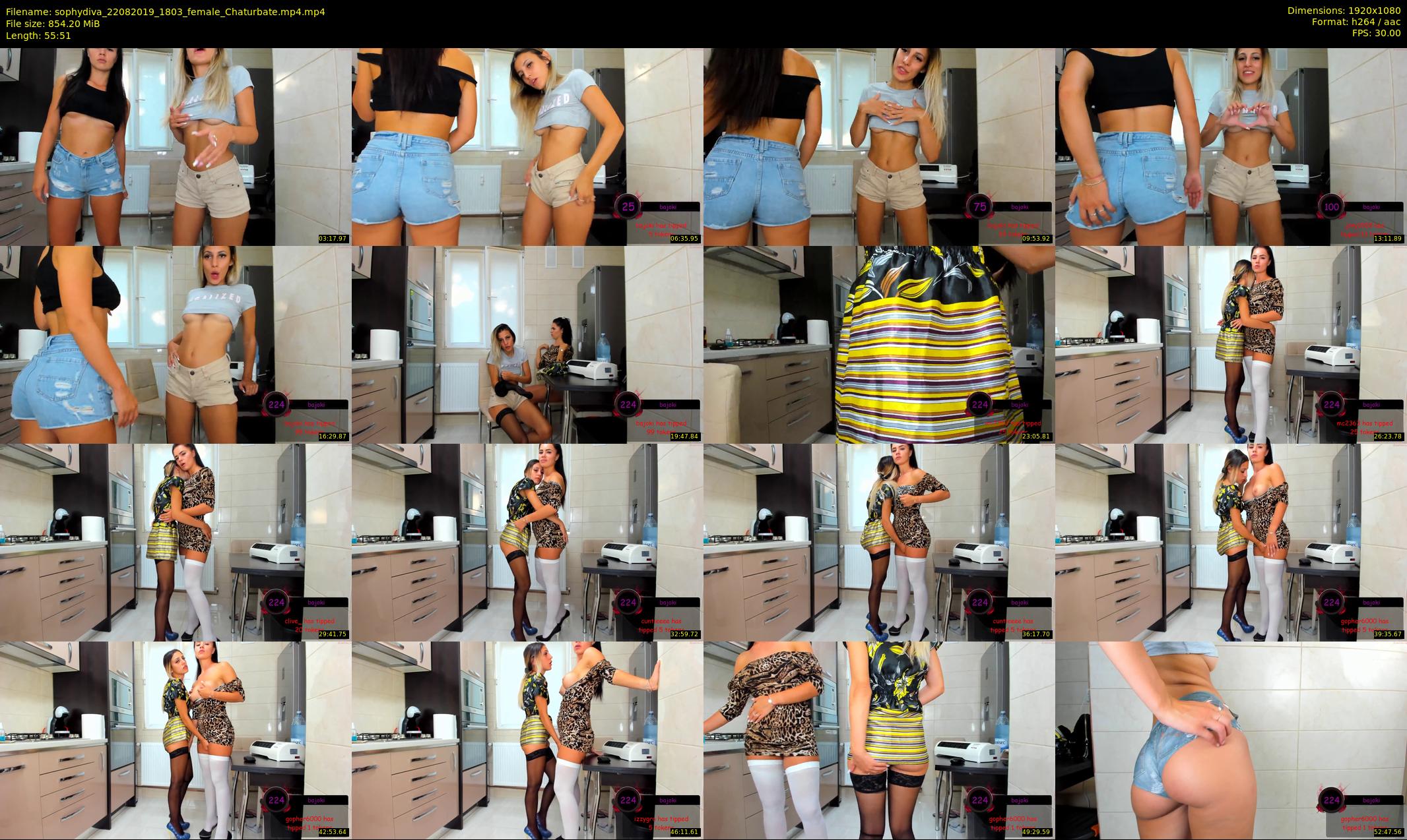 sophydiva — 56 minute Chaturbate female cam show recording, 1080p, Aug 22, 2019
