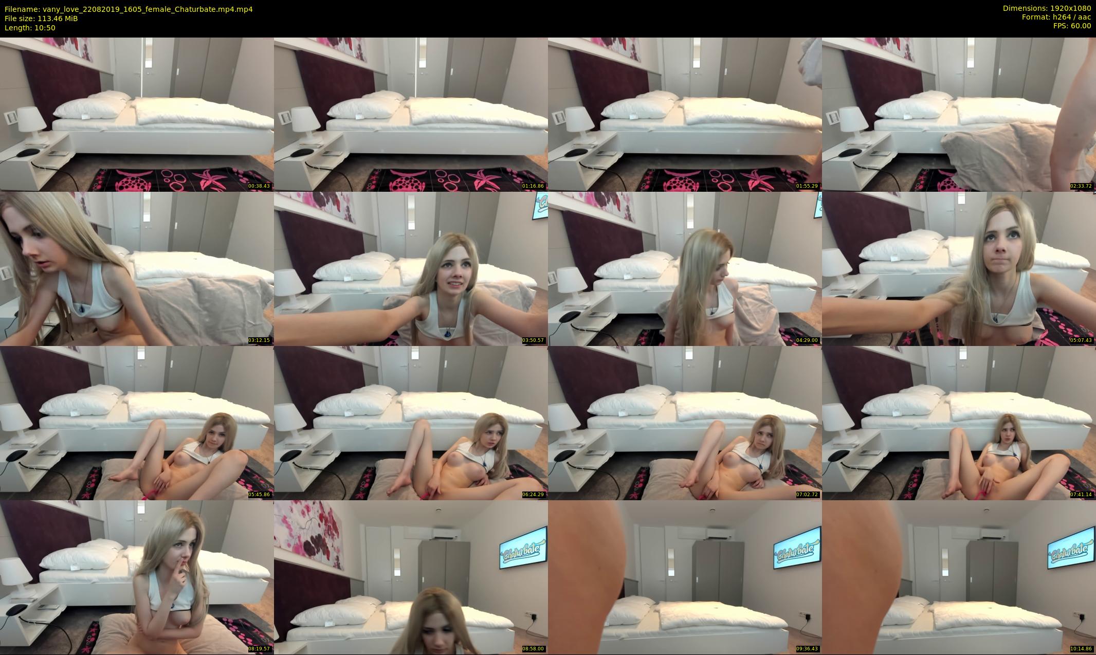 vany_love — 11 minute Chaturbate female cam show recording, 1080p, Aug 22, 2019