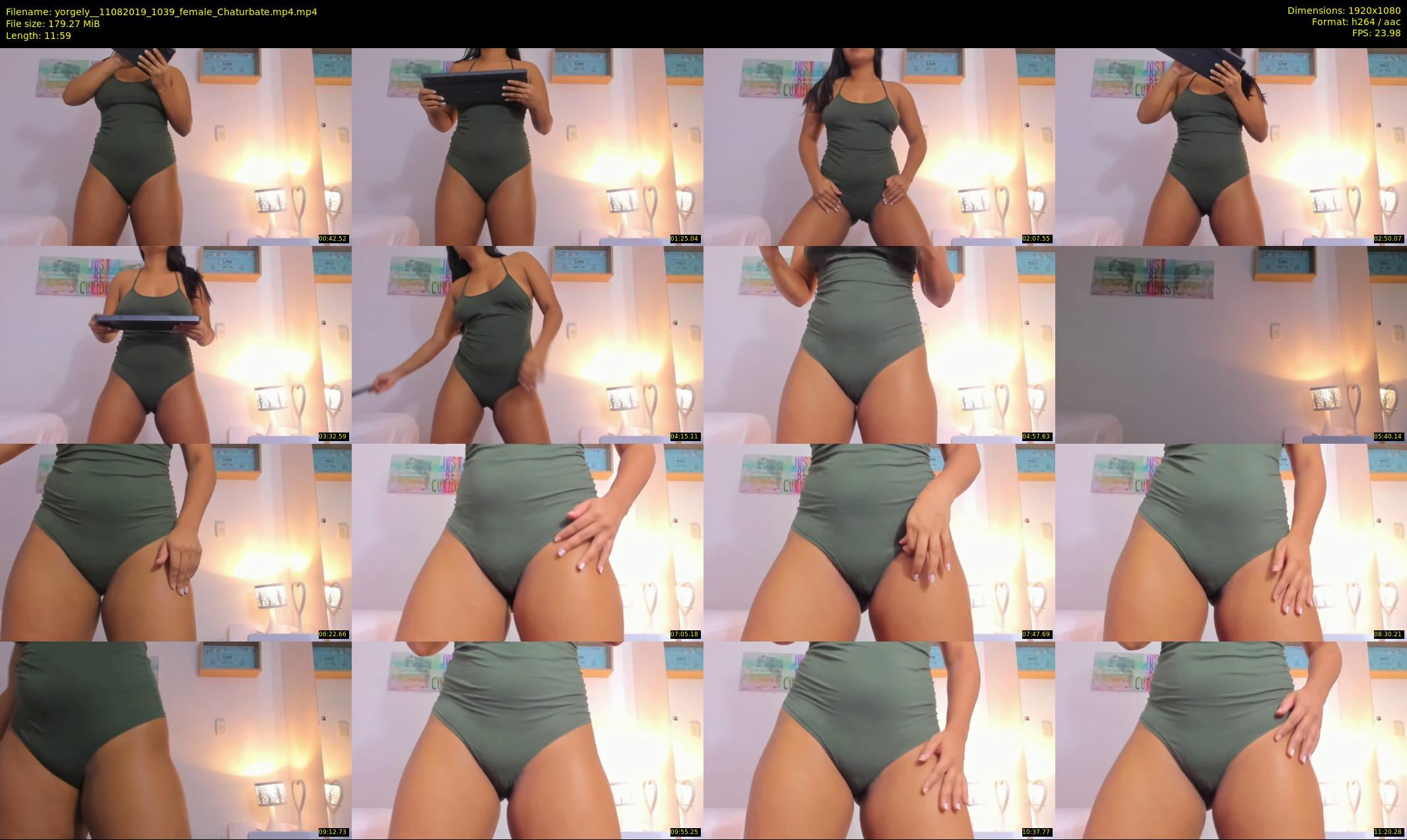 yorgely_ — 12 minute Chaturbate female cam show recording, 1080p, Aug 11, 2019