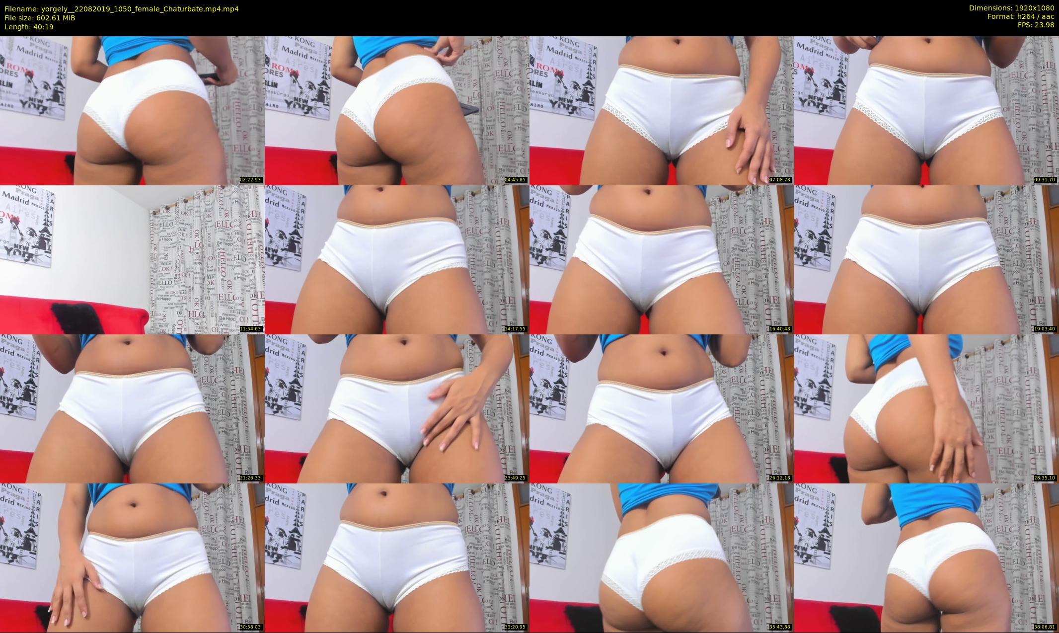 yorgely_ — 41 minute Chaturbate female cam show recording, 1080p, Aug 22, 2019