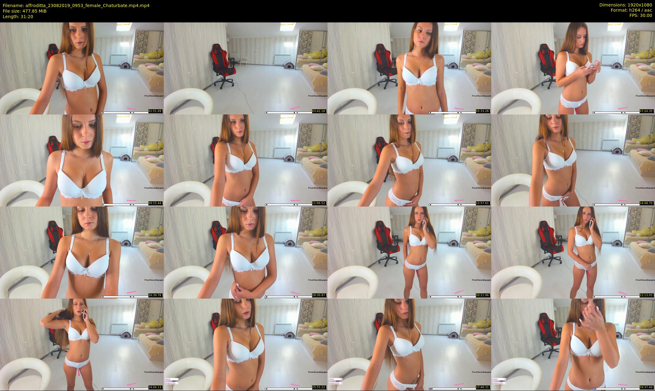 affroditta — 32 minute Chaturbate female cam show recording, 1080p, Aug 23, 2019