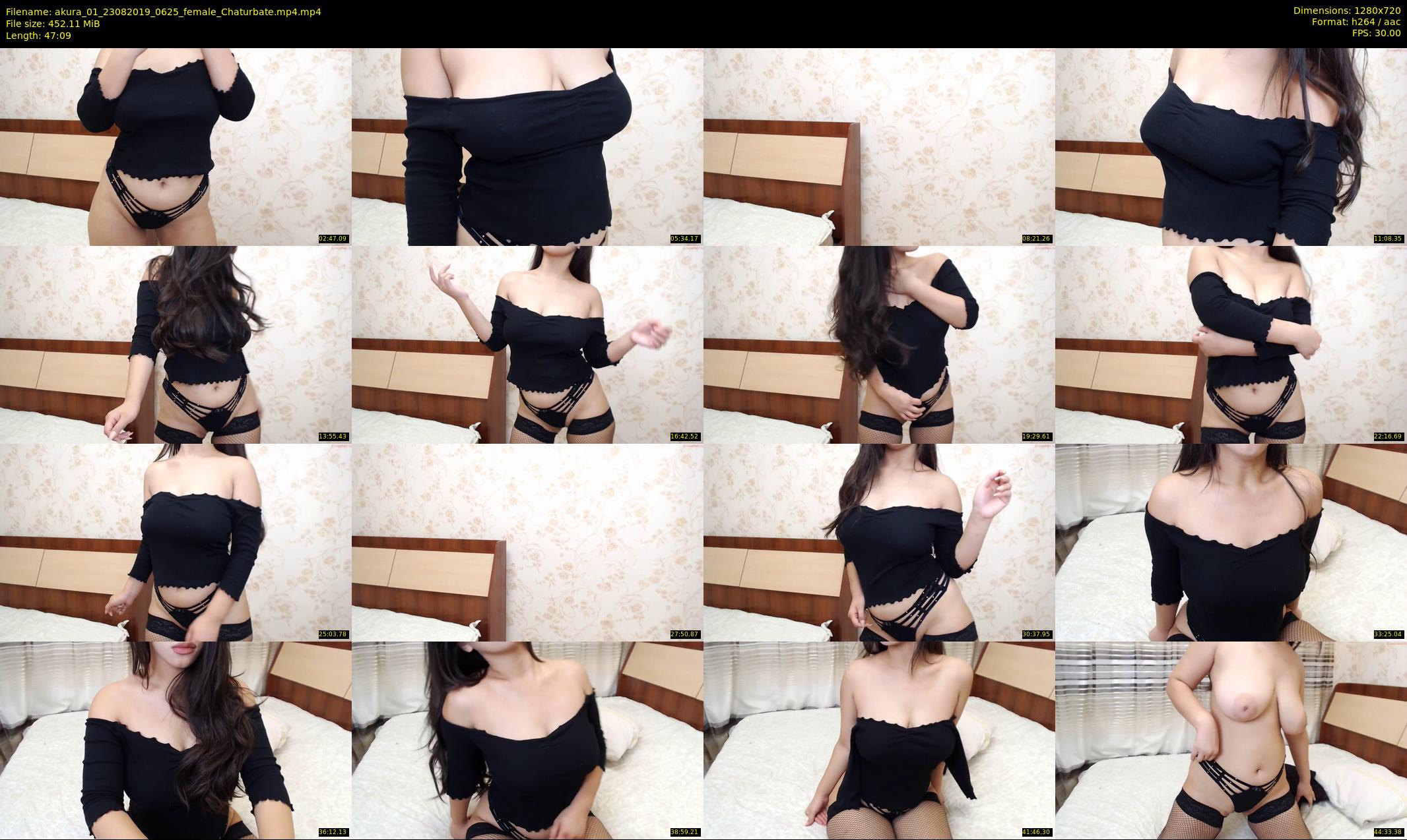 akura_01 — 48 minute Chaturbate female cam show recording, 720p, Aug 23, 2019