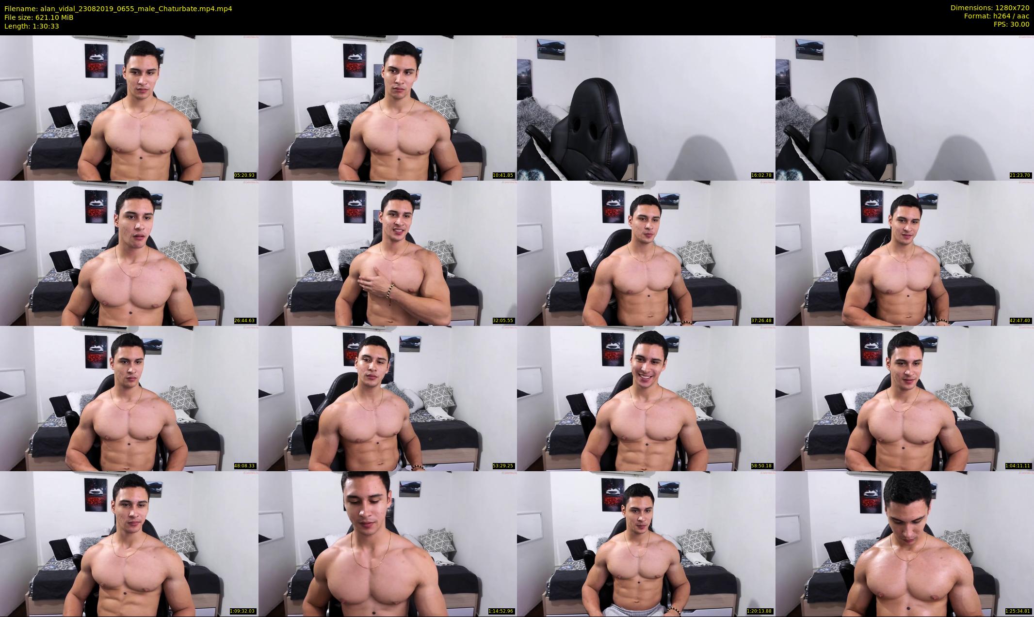 alan_vidal — 91 minute Chaturbate male cam show recording, 720p, Aug 23, 2019