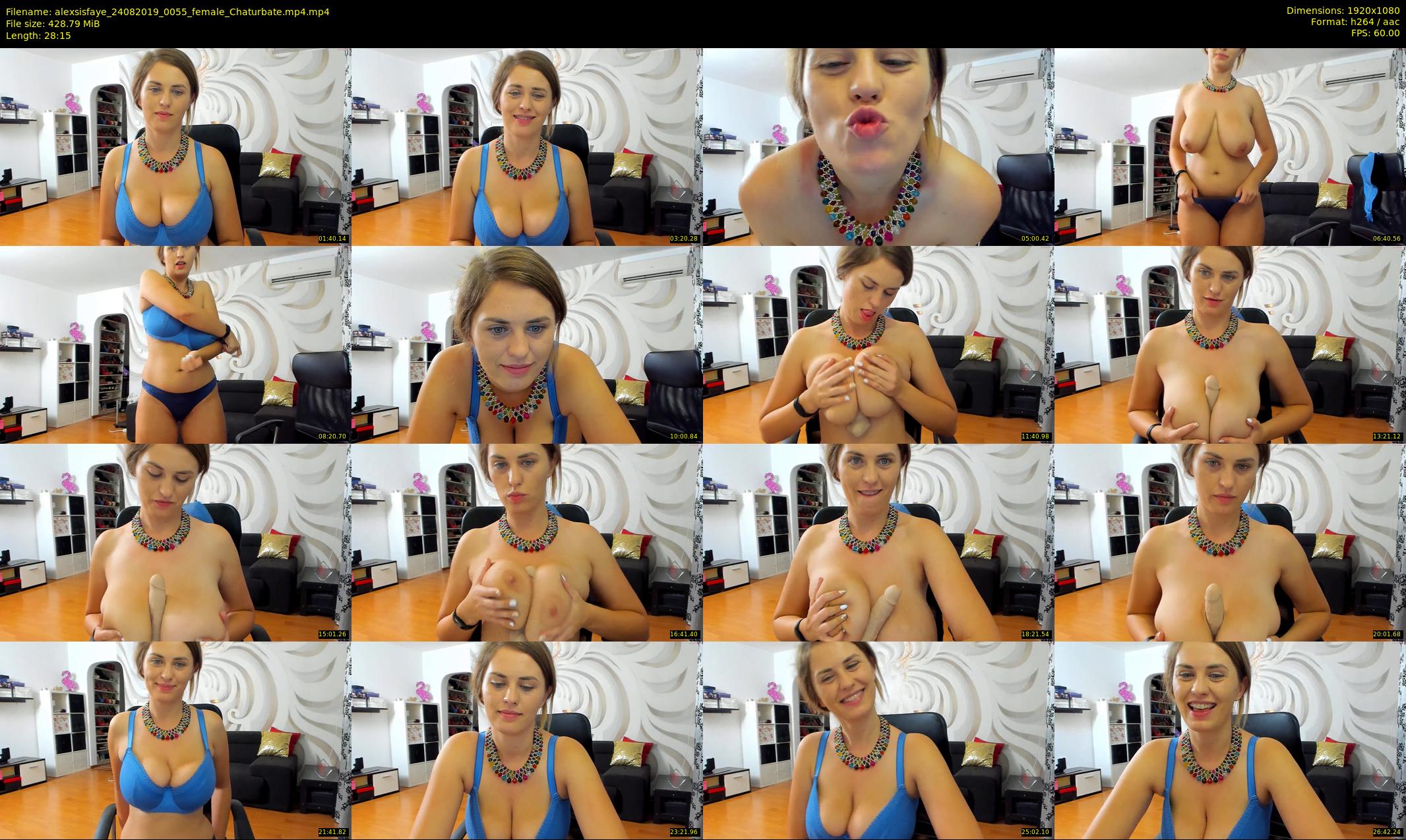 alexsisfaye — 29 minute Chaturbate female cam show recording, 1080p, Aug 24, 2019