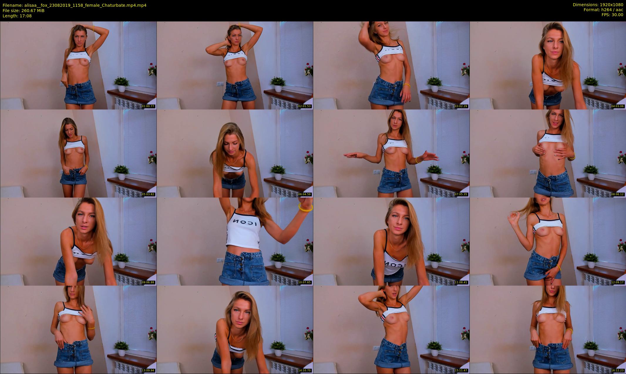 alisaa__fox — 18 minute Chaturbate female cam show recording, 1080p, Aug 23, 2019