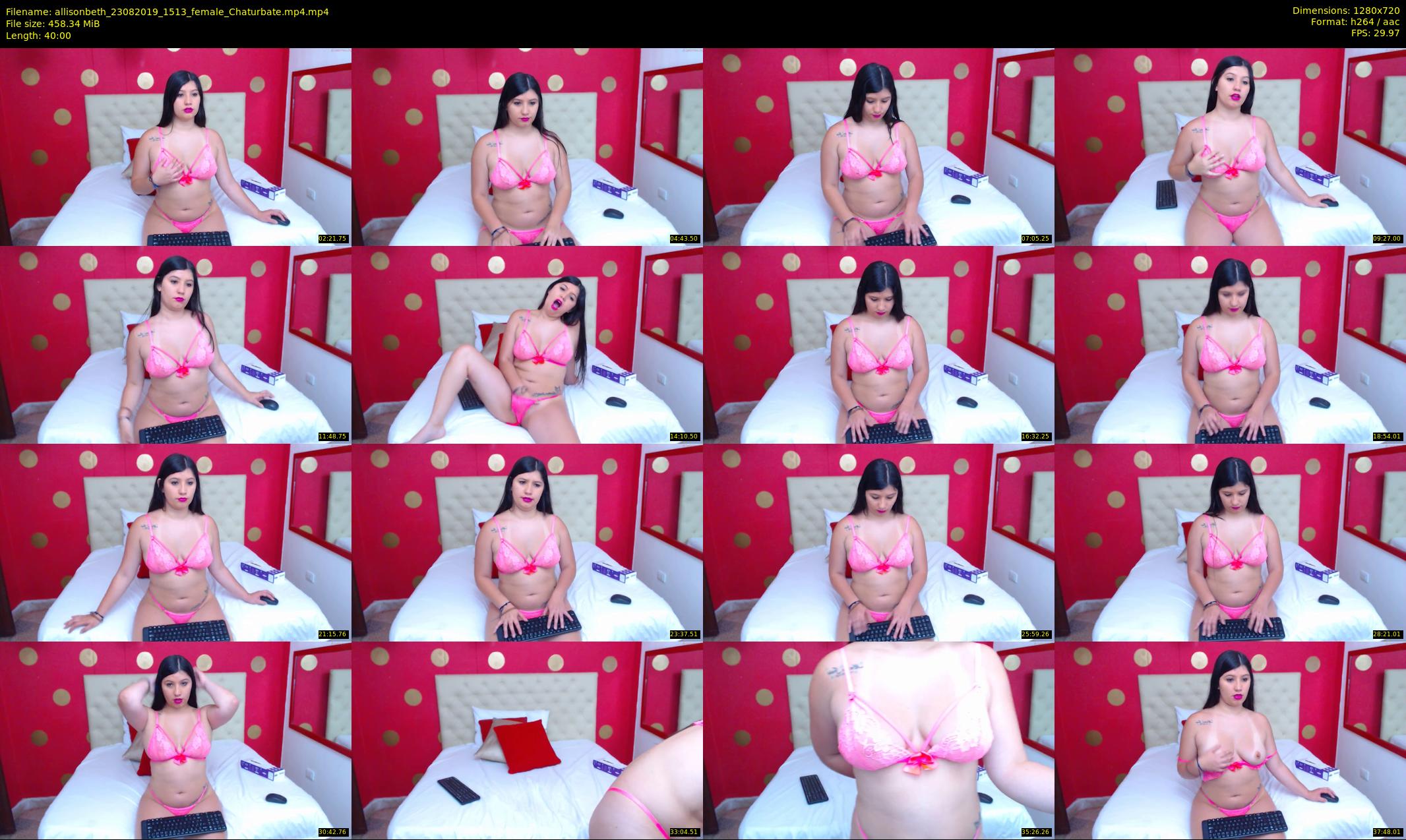 allisonbeth — 40 minute Chaturbate female cam show recording, 720p, Aug 23, 2019