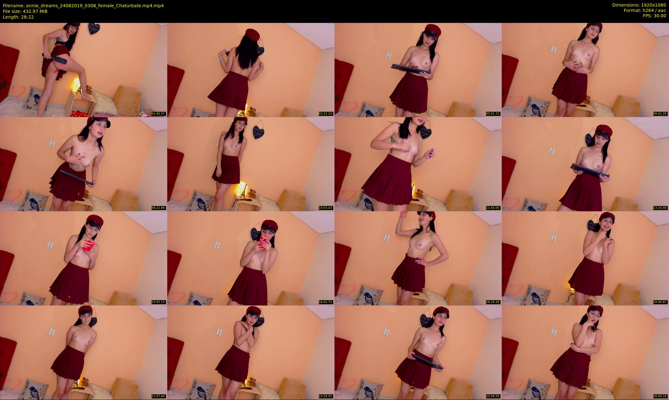 annie_dreams — 29 minute Chaturbate female cam show recording, 1080p, Aug 24, 2019