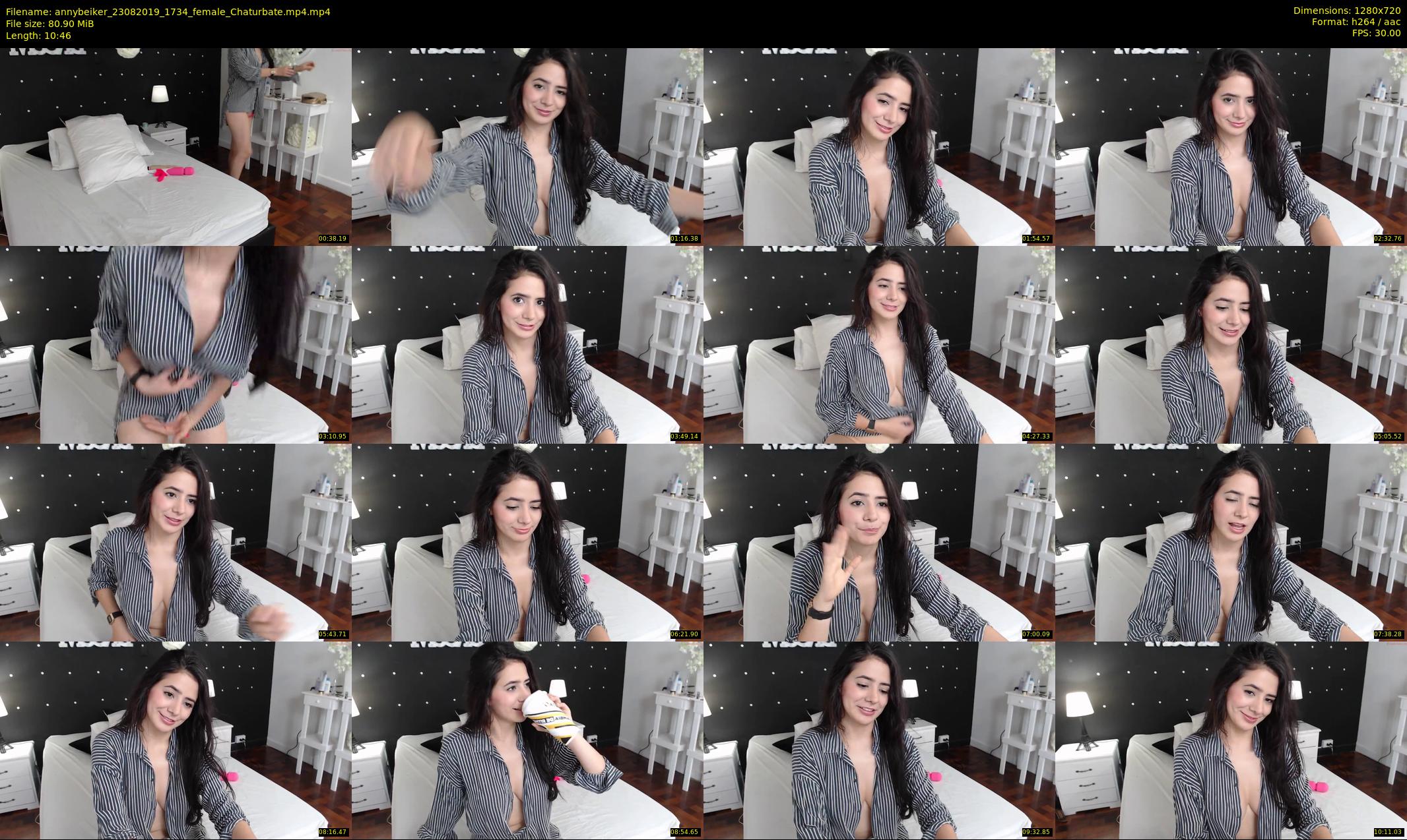 annybeiker — 11 minute Chaturbate female cam show recording, 720p, Aug 23, 2019