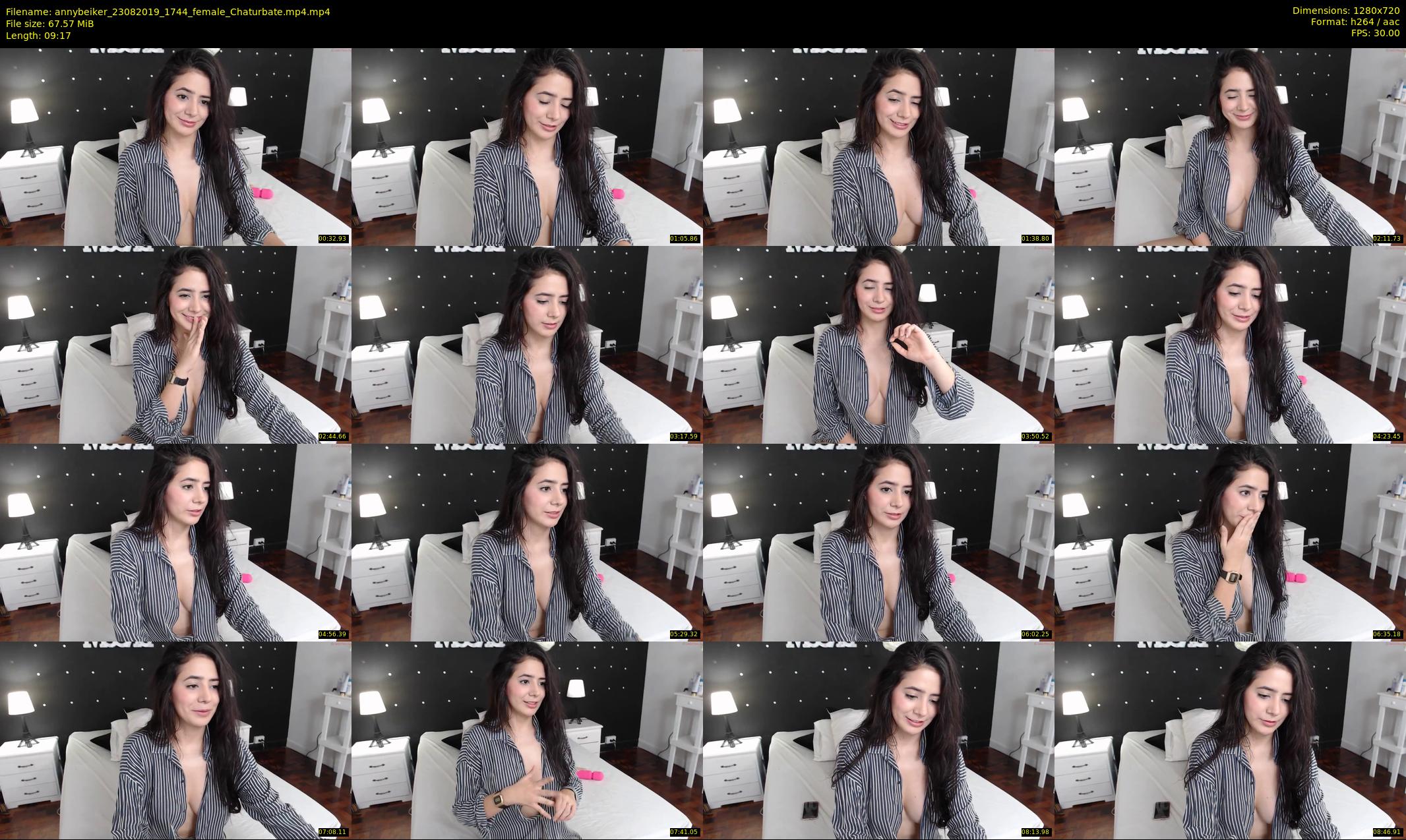 annybeiker — 10 minute Chaturbate female cam show recording, 720p, Aug 23, 2019