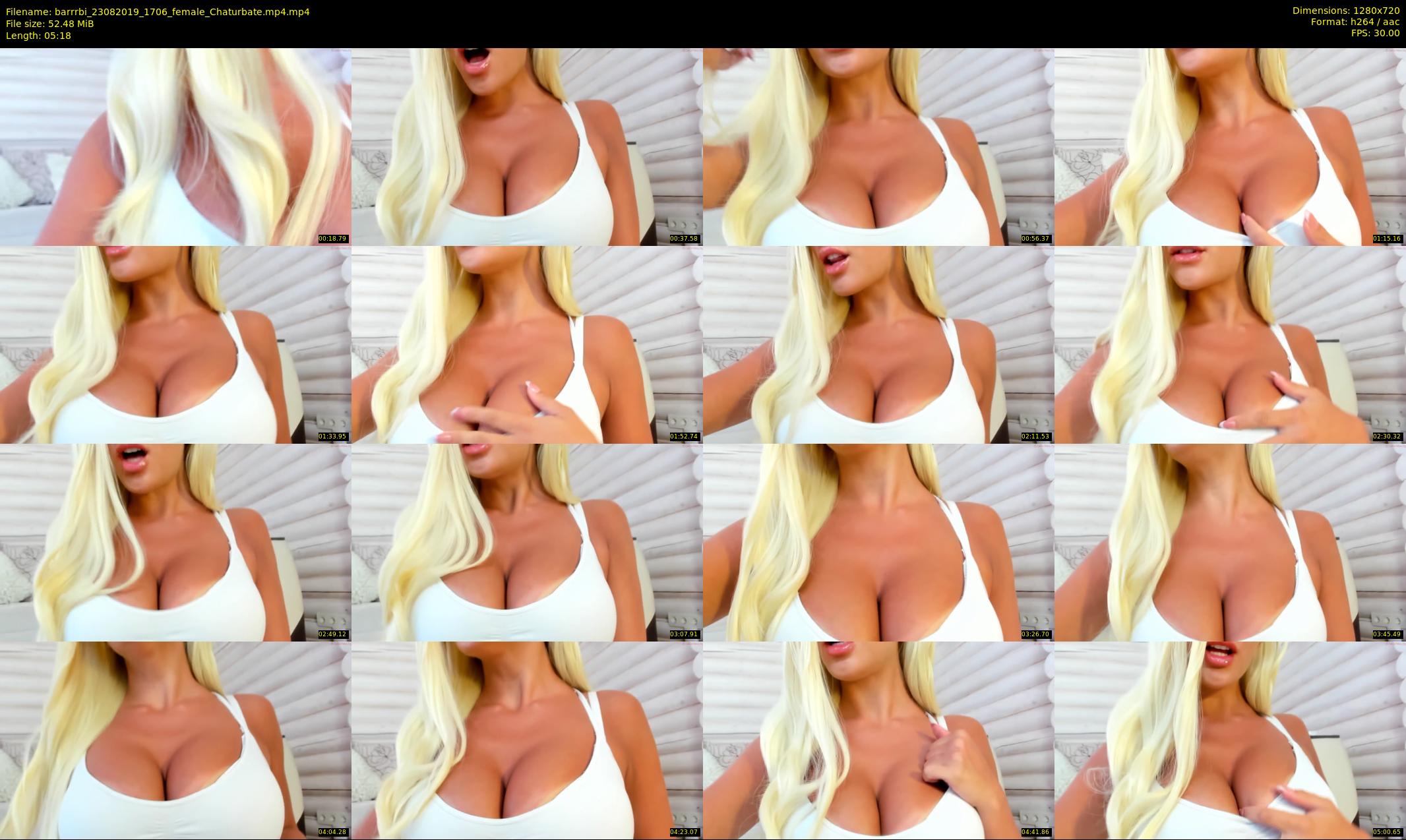 barrrbi — 6 minute Chaturbate female cam show recording, 720p, Aug 23, 2019