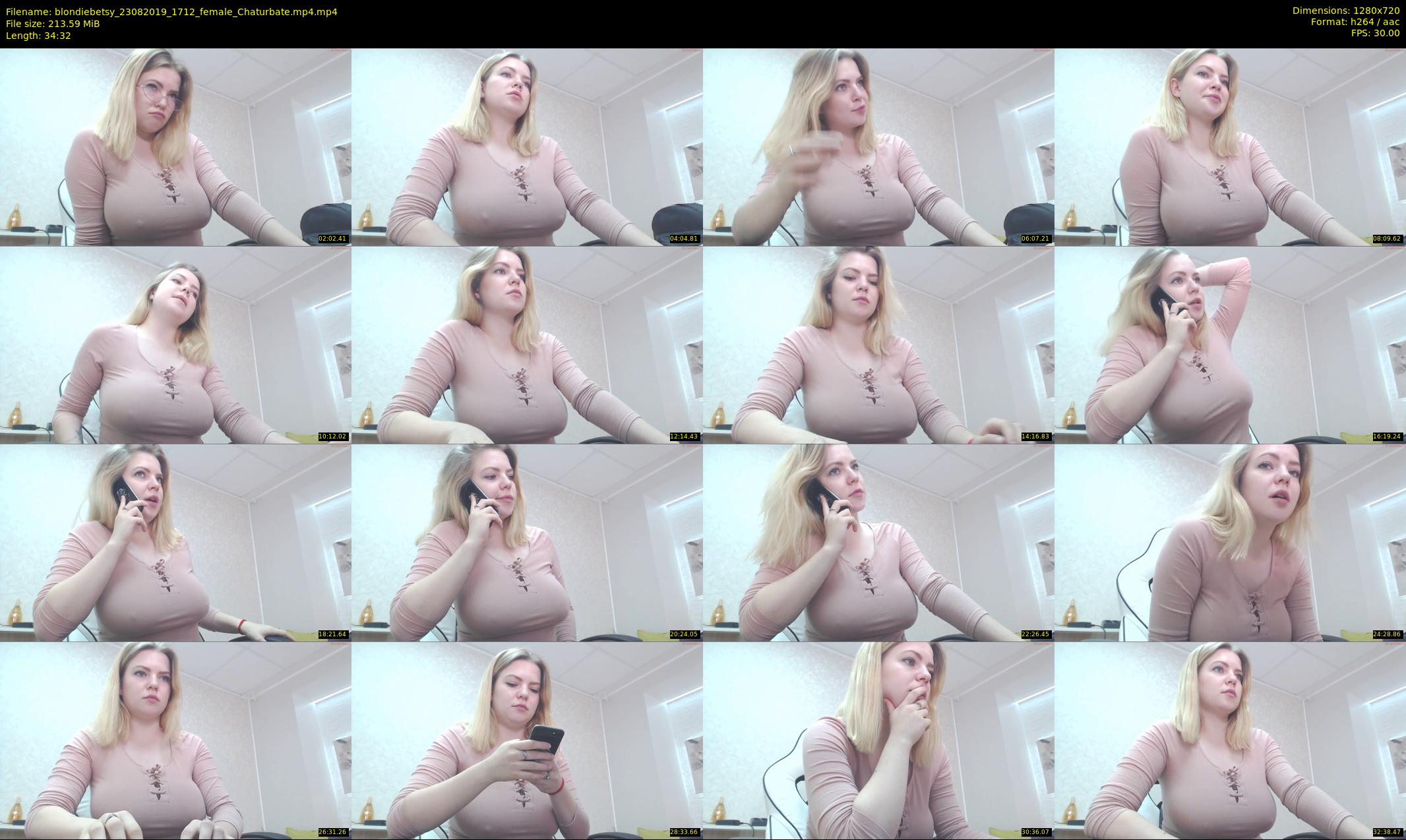 blondiebetsy — 35 minute Chaturbate female cam show recording, 720p, Aug 23, 2019