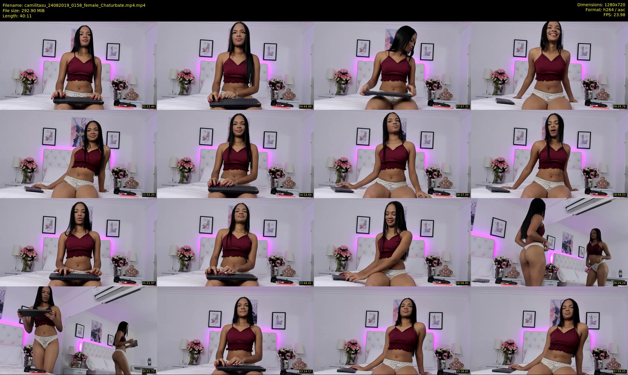 camilitasu — 41 minute Chaturbate female cam show recording, 720p, Aug 24, 2019