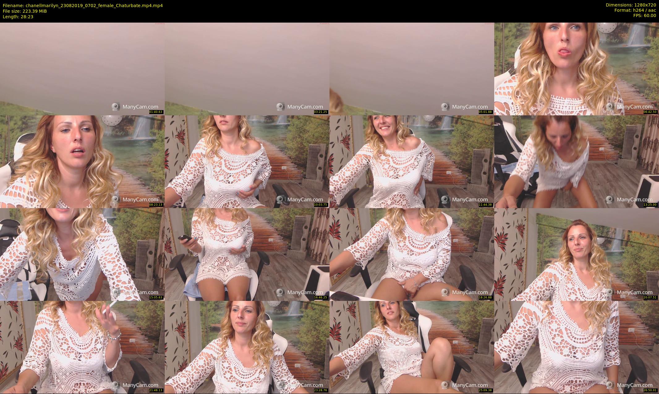 chanellmarilyn — 29 minute Chaturbate female cam show recording, 720p, Aug 23, 2019
