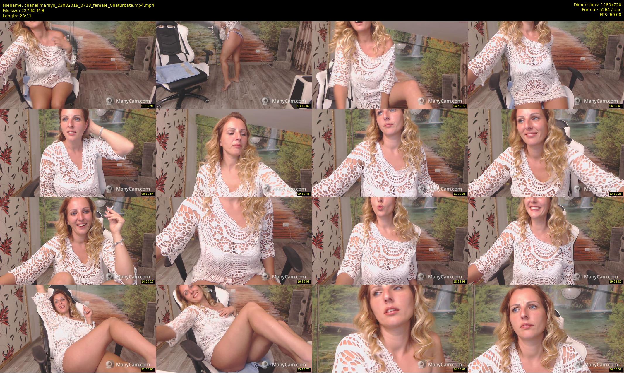 chanellmarilyn — 29 minute Chaturbate female cam show recording, 720p, Aug 23, 2019