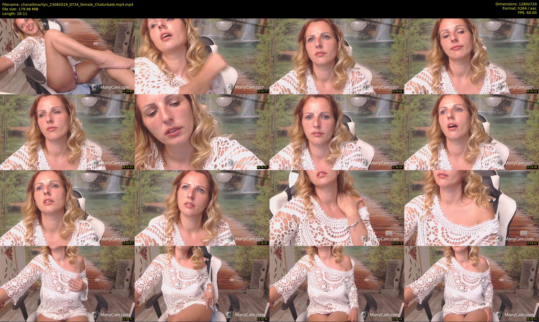 chanellmarilyn — 29 minute Chaturbate female cam show recording, 720p, Aug 23, 2019