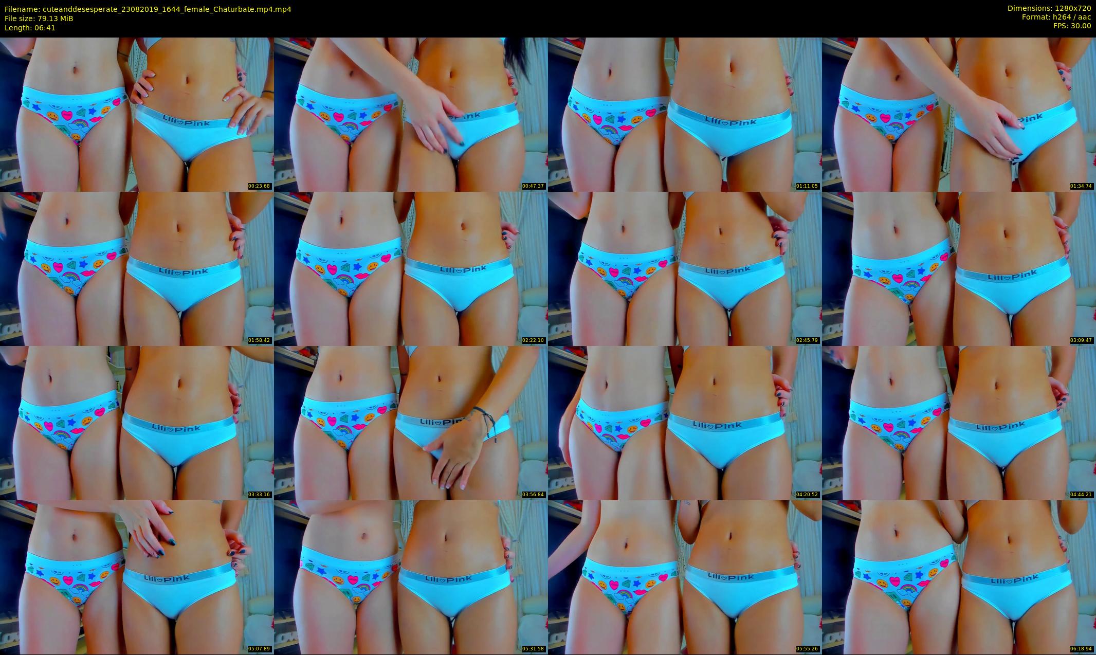cuteanddesesperate — 7 minute Chaturbate female cam show recording, 720p, Aug 23, 2019