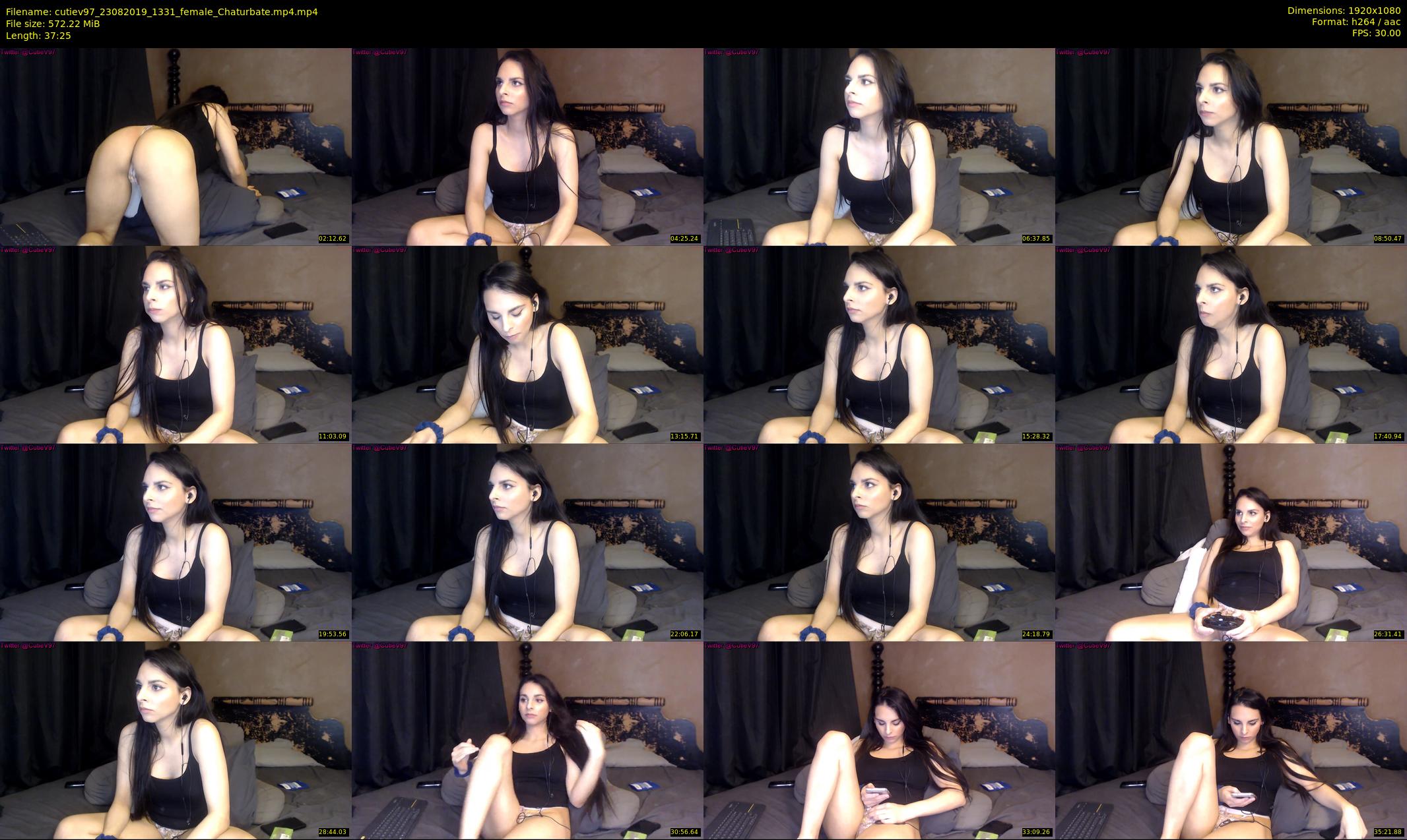 cutiev97 — 38 minute Chaturbate couple cam show recording, 1080p, Aug 23, 2019