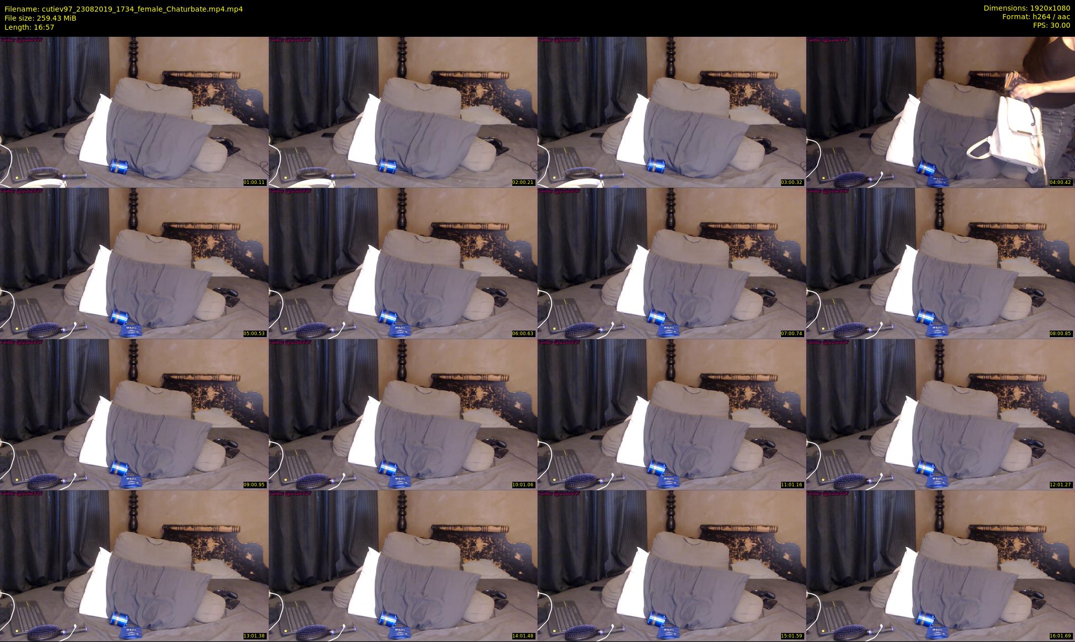 cutiev97 — 17 minute Chaturbate couple cam show recording, 1080p, Aug 23, 2019