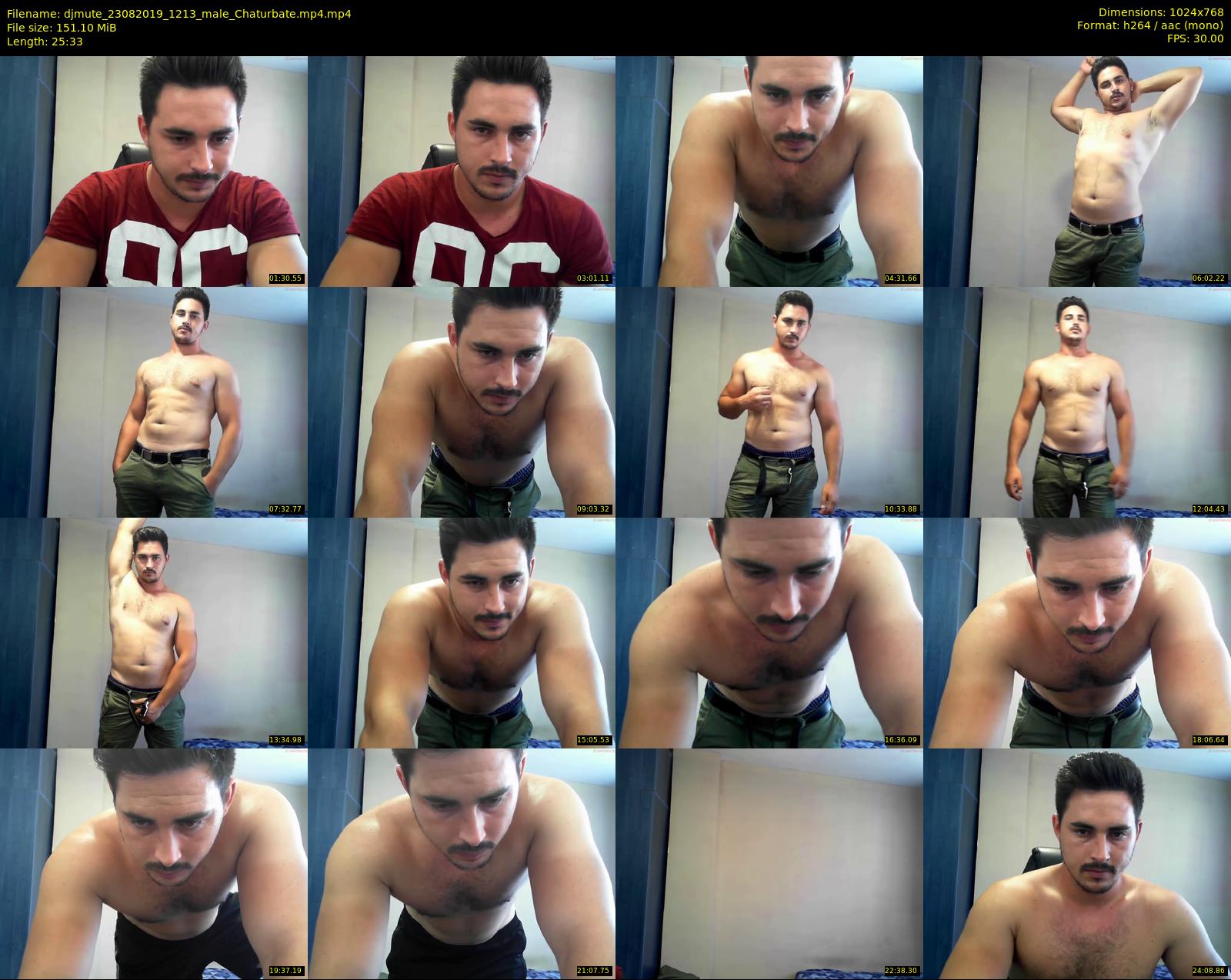 djmute — 26 minute Chaturbate male cam show recording, 720p, Aug 23, 2019