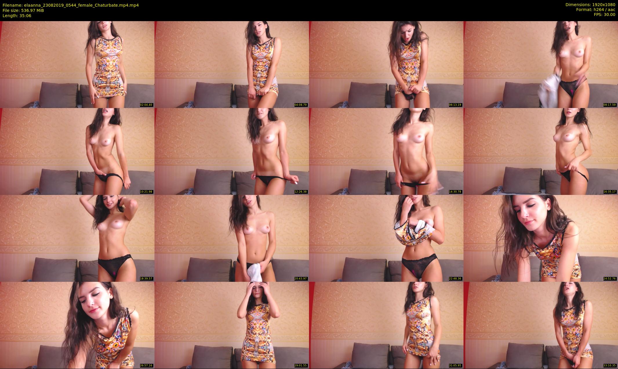 elaanna — 36 minute Chaturbate female cam show recording, 1080p, Aug 23, 2019