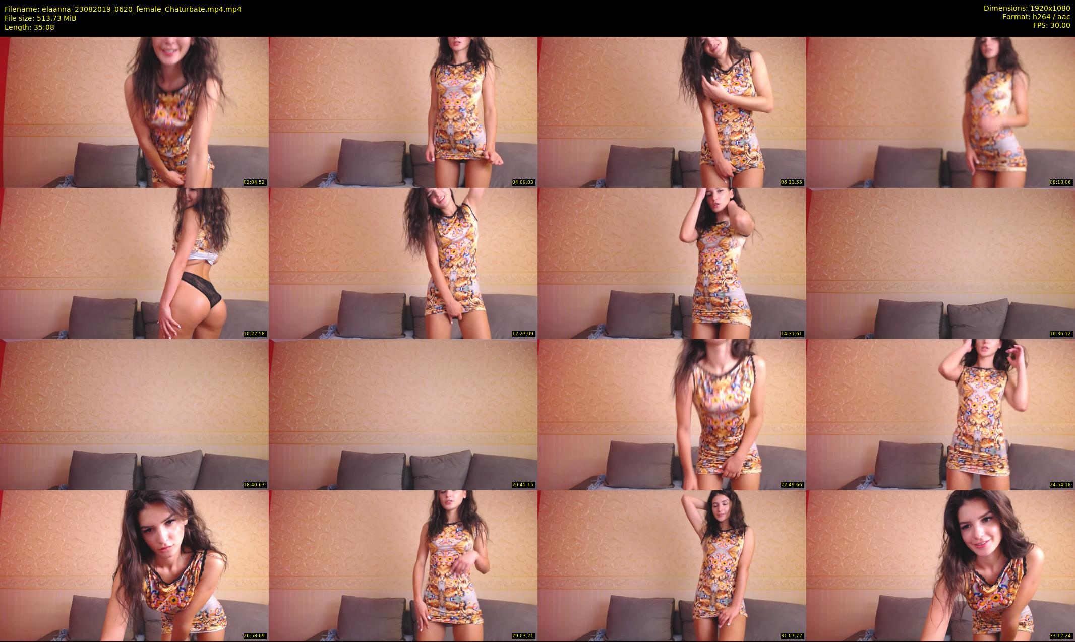 elaanna — 36 minute Chaturbate female cam show recording, 1080p, Aug 23, 2019