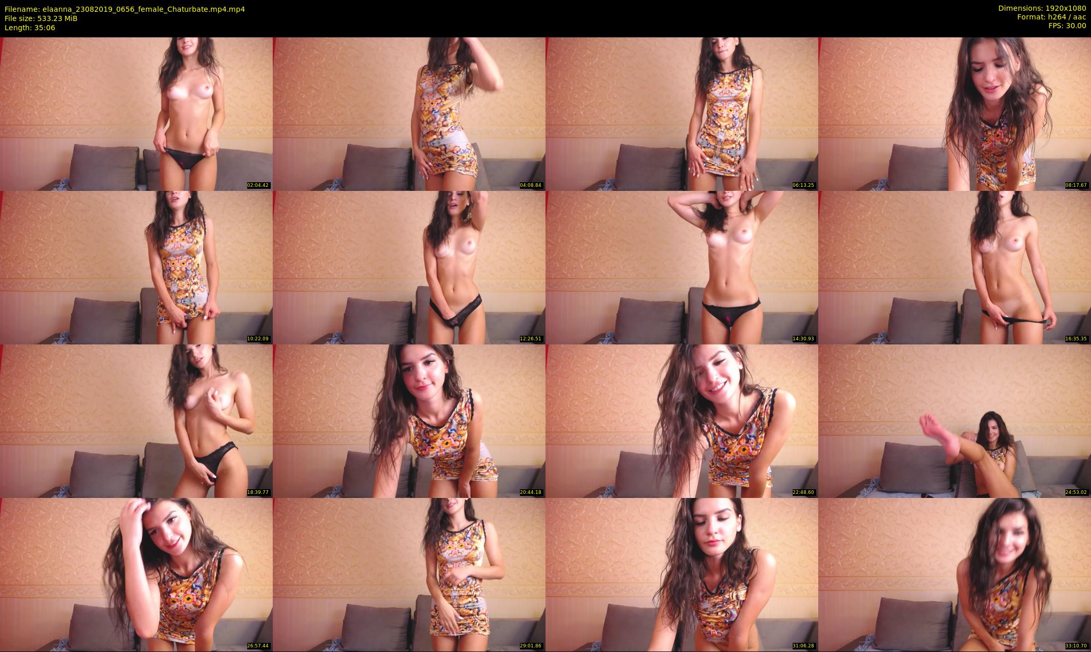 elaanna — 36 minute Chaturbate female cam show recording, 1080p, Aug 23, 2019