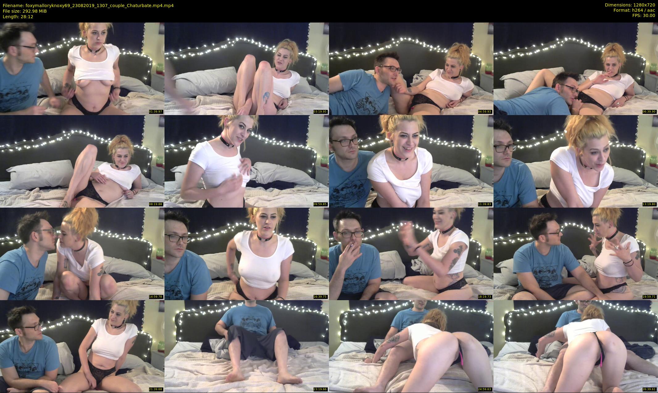 foxymalloryknoxy69 — 29 minute Chaturbate couple cam show recording, 720p, Aug 23, 2019