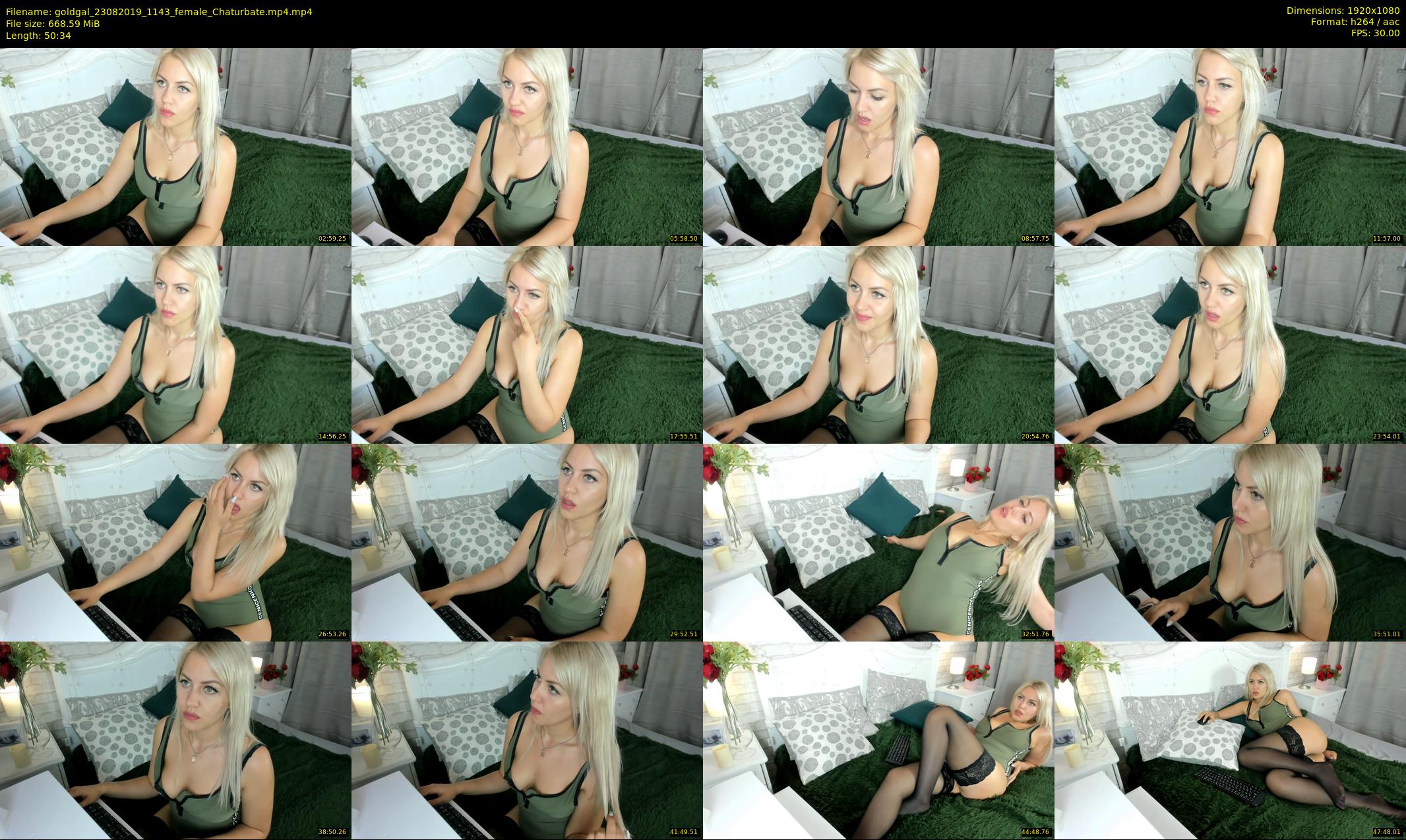 goldgal — 51 minute Chaturbate female cam show recording, 1080p, Aug 23, 2019