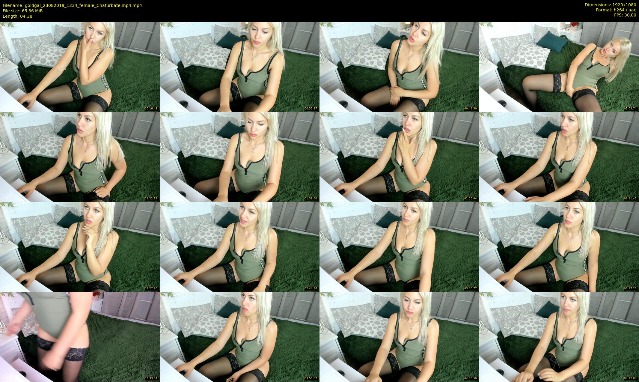 goldgal — 5 minute Chaturbate female cam show recording, 1080p, Aug 23, 2019