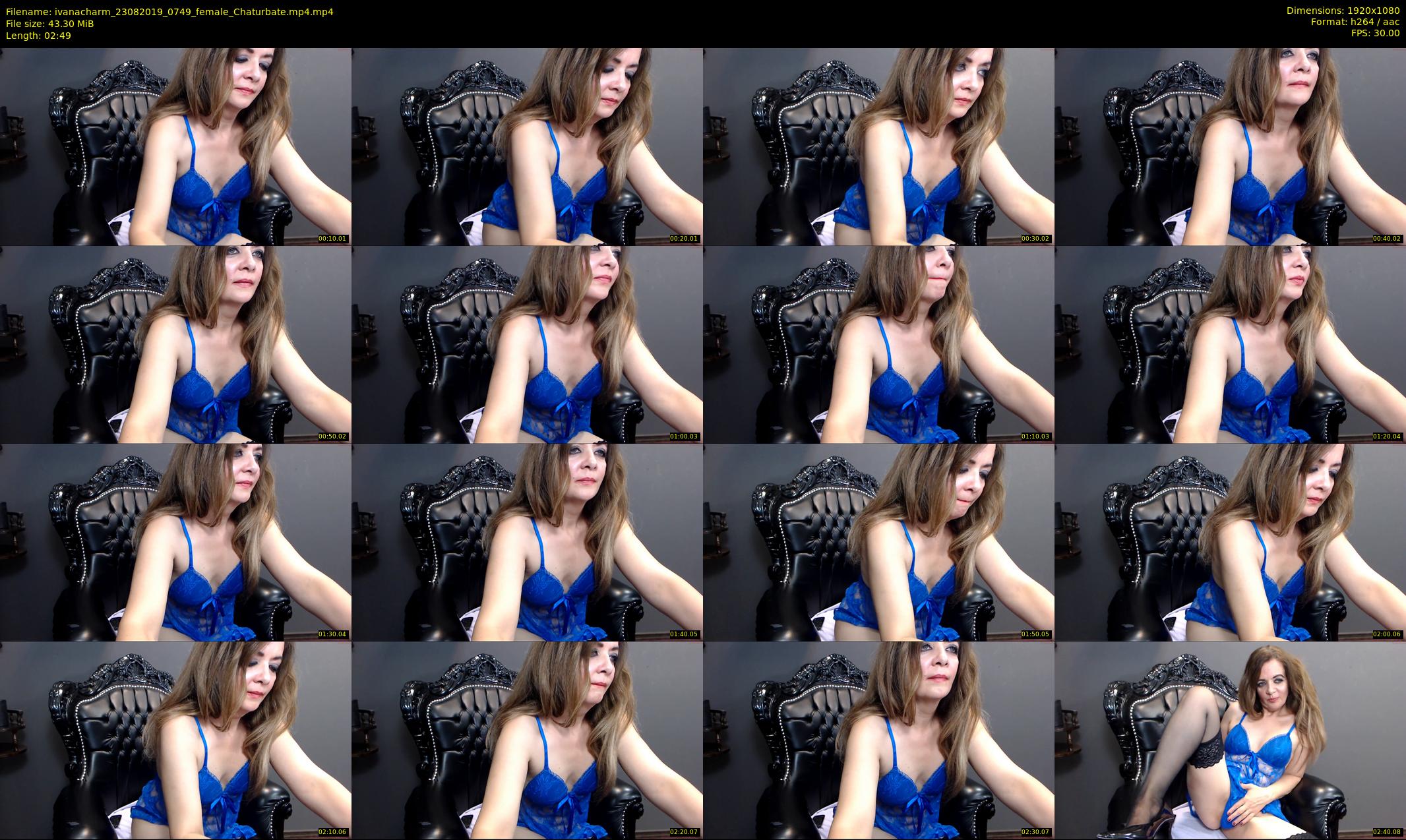 ivanacharm — 3 minute Chaturbate female cam show recording, 1080p, Aug 23, 2019